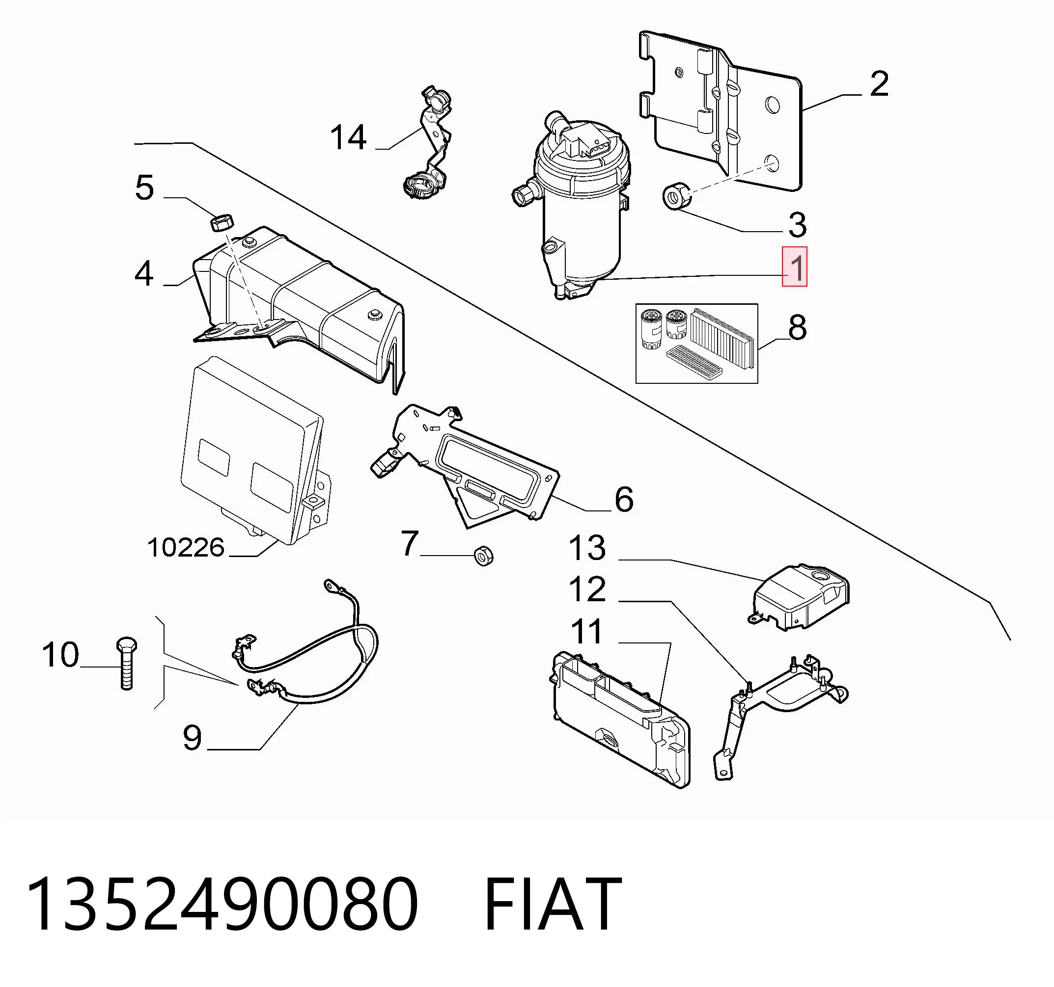 1352490080 Fiat/Alfa/Lancia