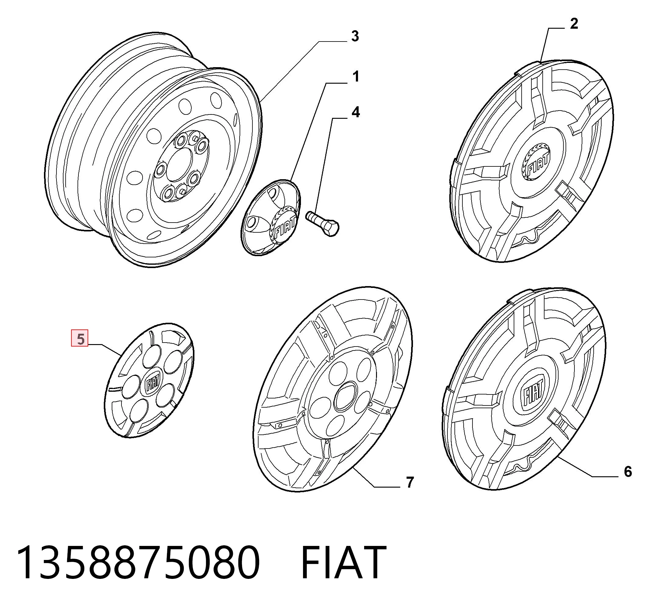 1358875080 Fiat/Alfa/Lancia