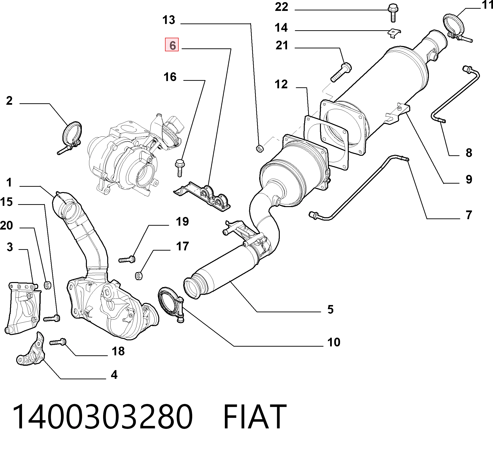 1400303280 Fiat/Alfa/Lancia