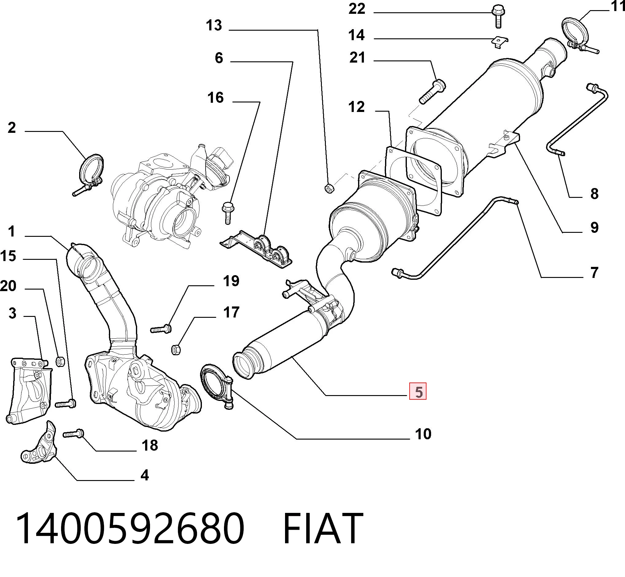 Compre Convertidor - catalisador Fiat Scudo 