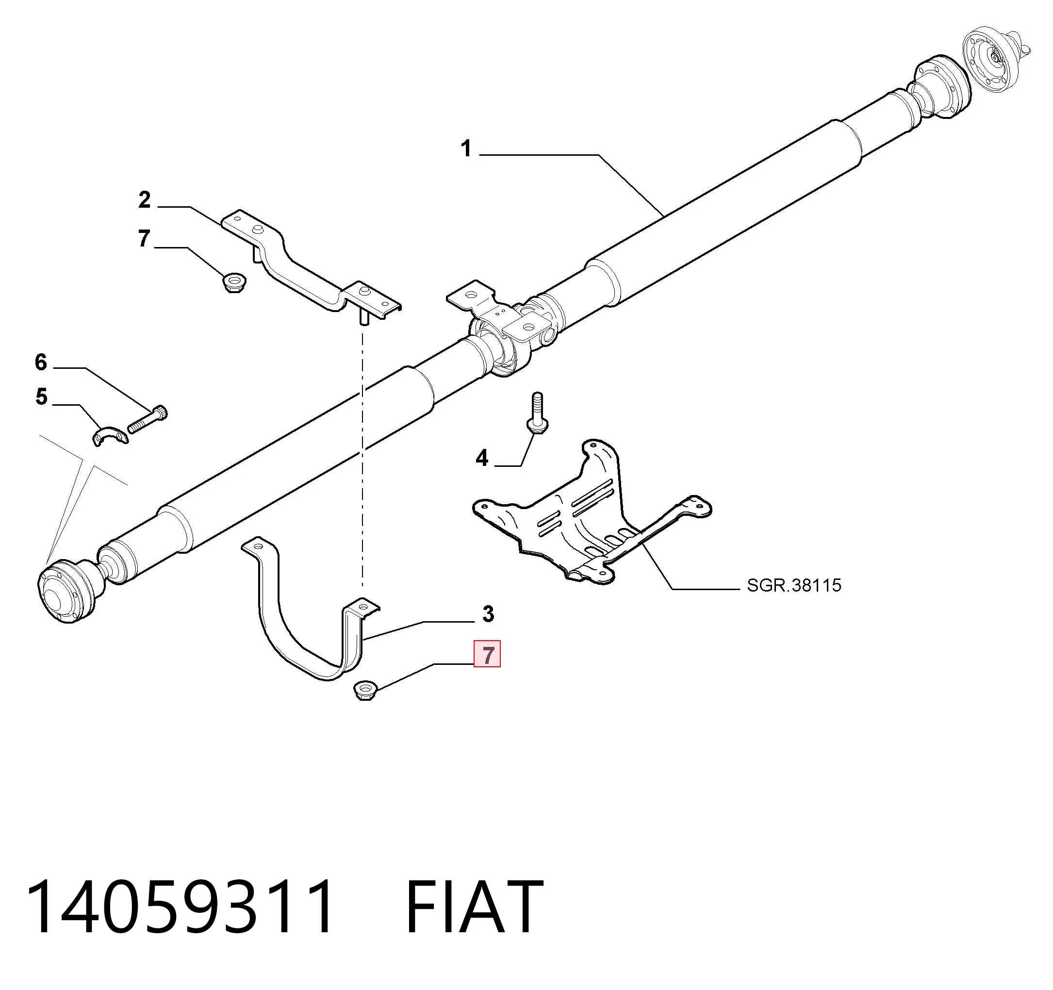 14059311 Fiat/Alfa/Lancia