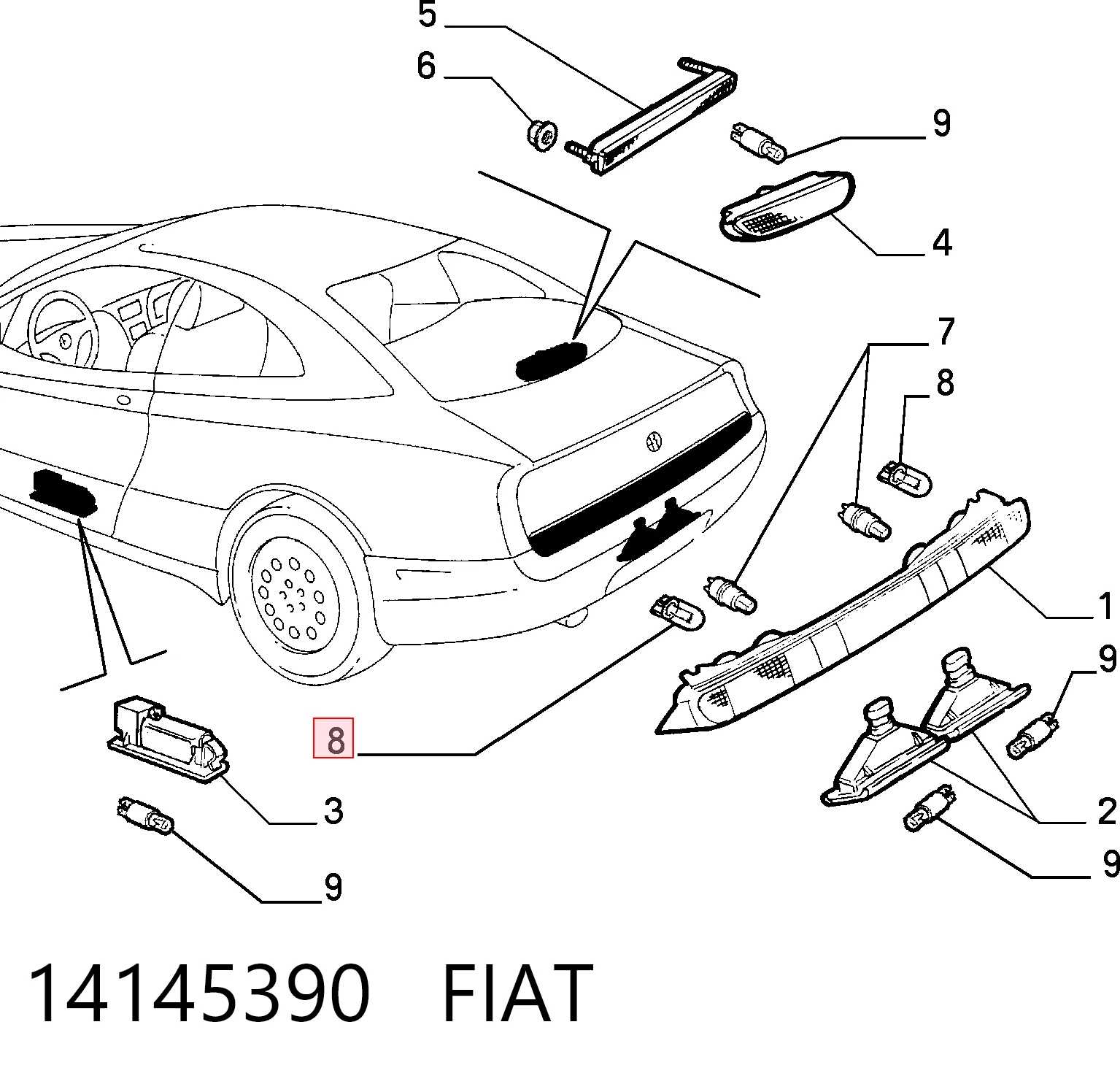14145390 Fiat/Alfa/Lancia