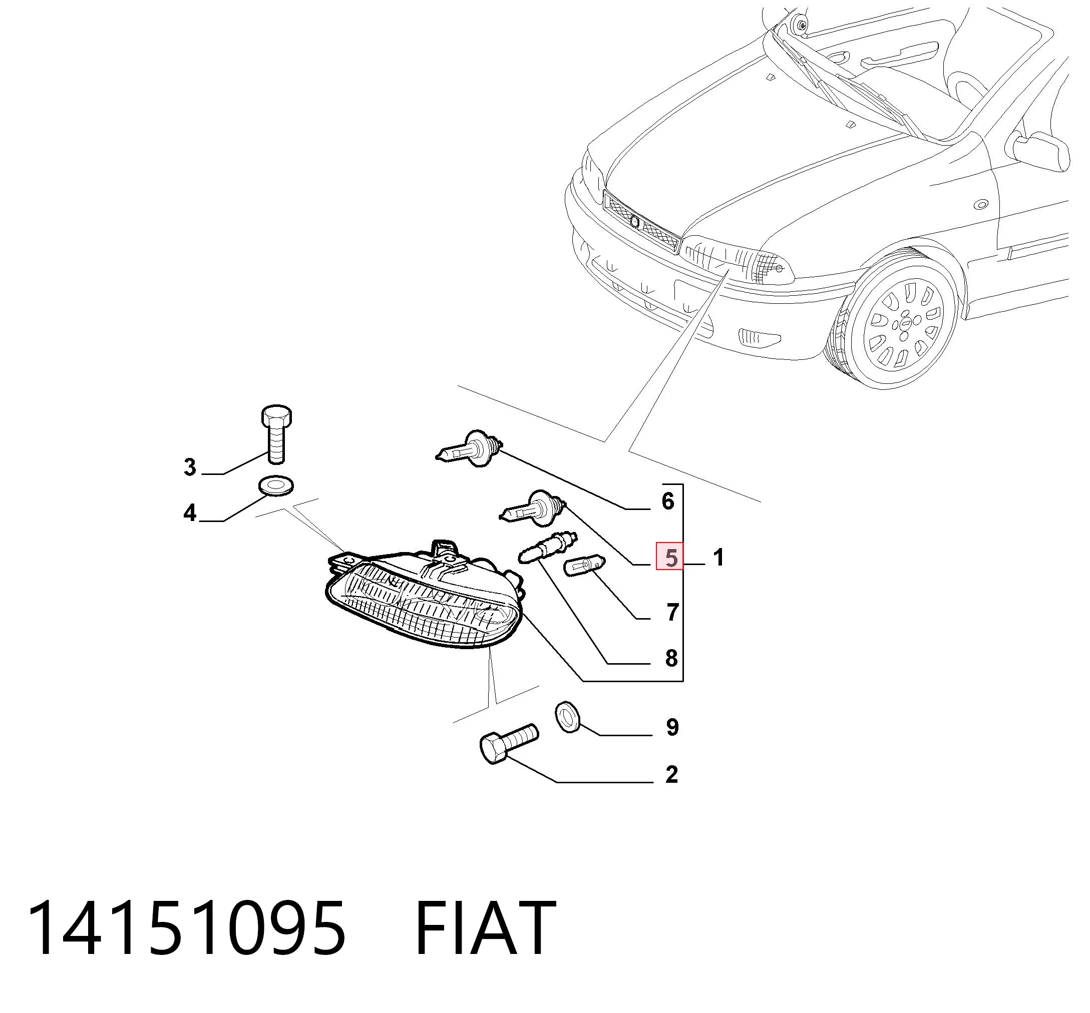 14151095 Fiat/Alfa/Lancia