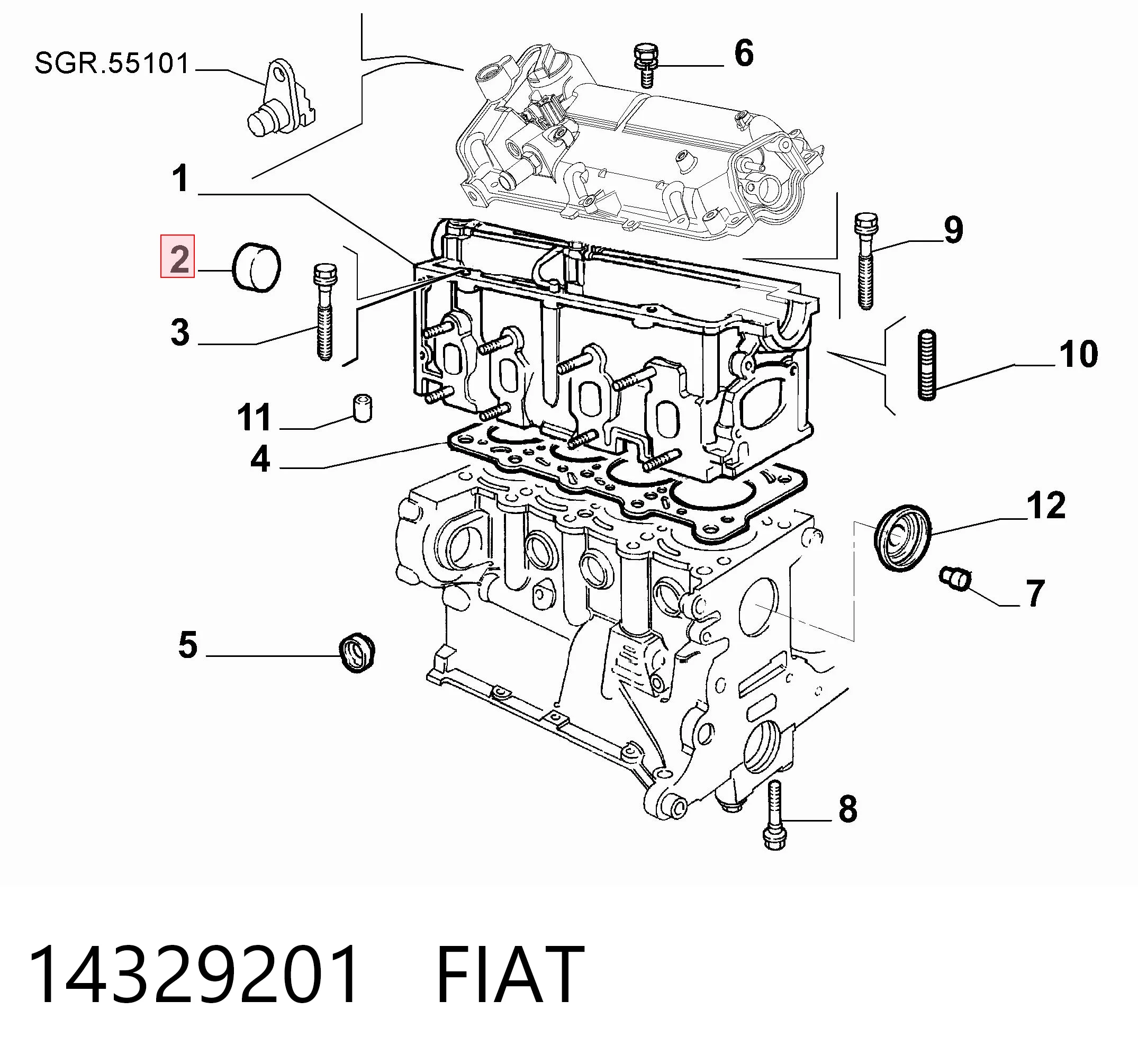 14329201 Fiat/Alfa/Lancia