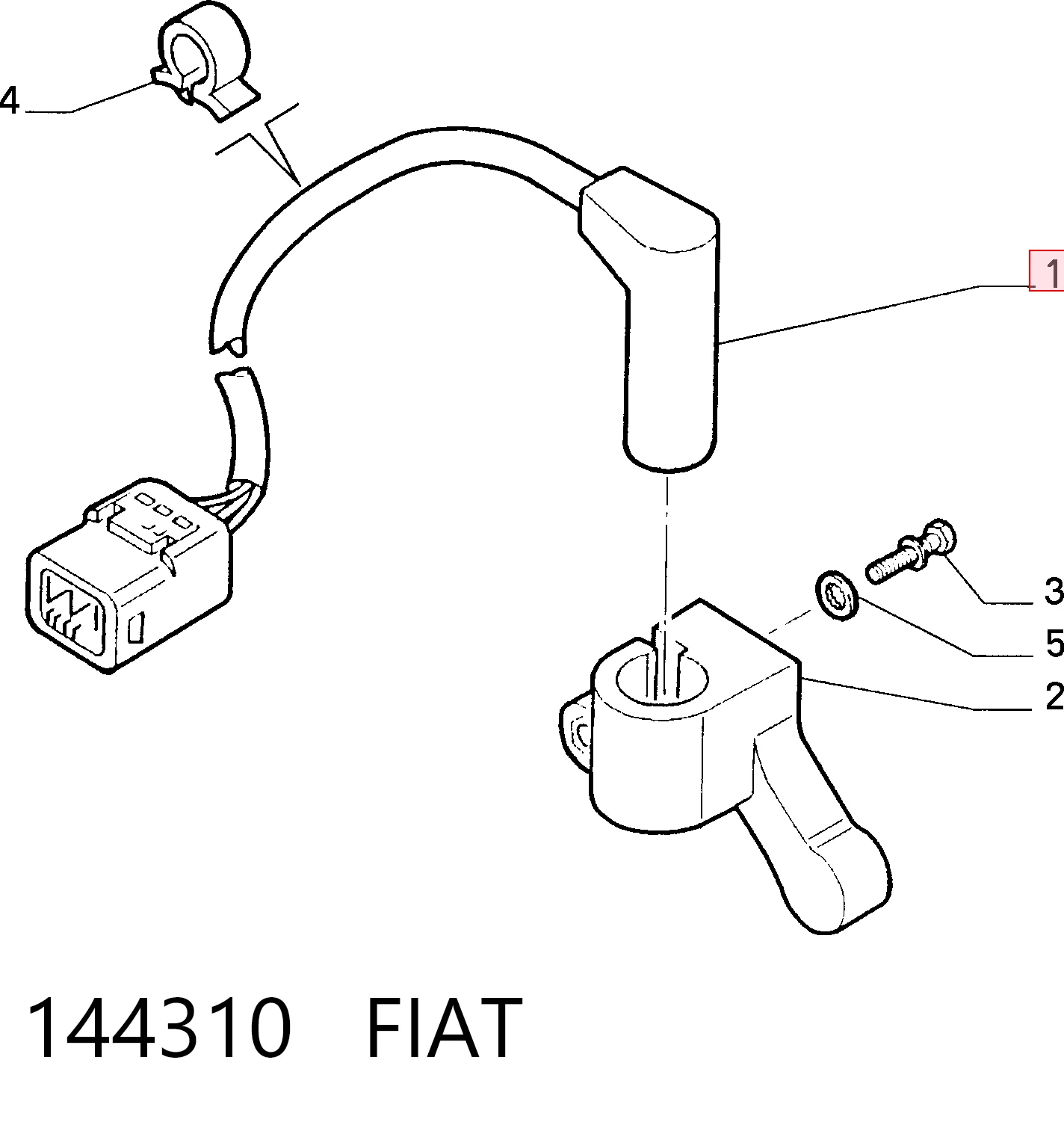 Sensor de posição (de revoluções) de cambota 1859086CA0 Suzuki