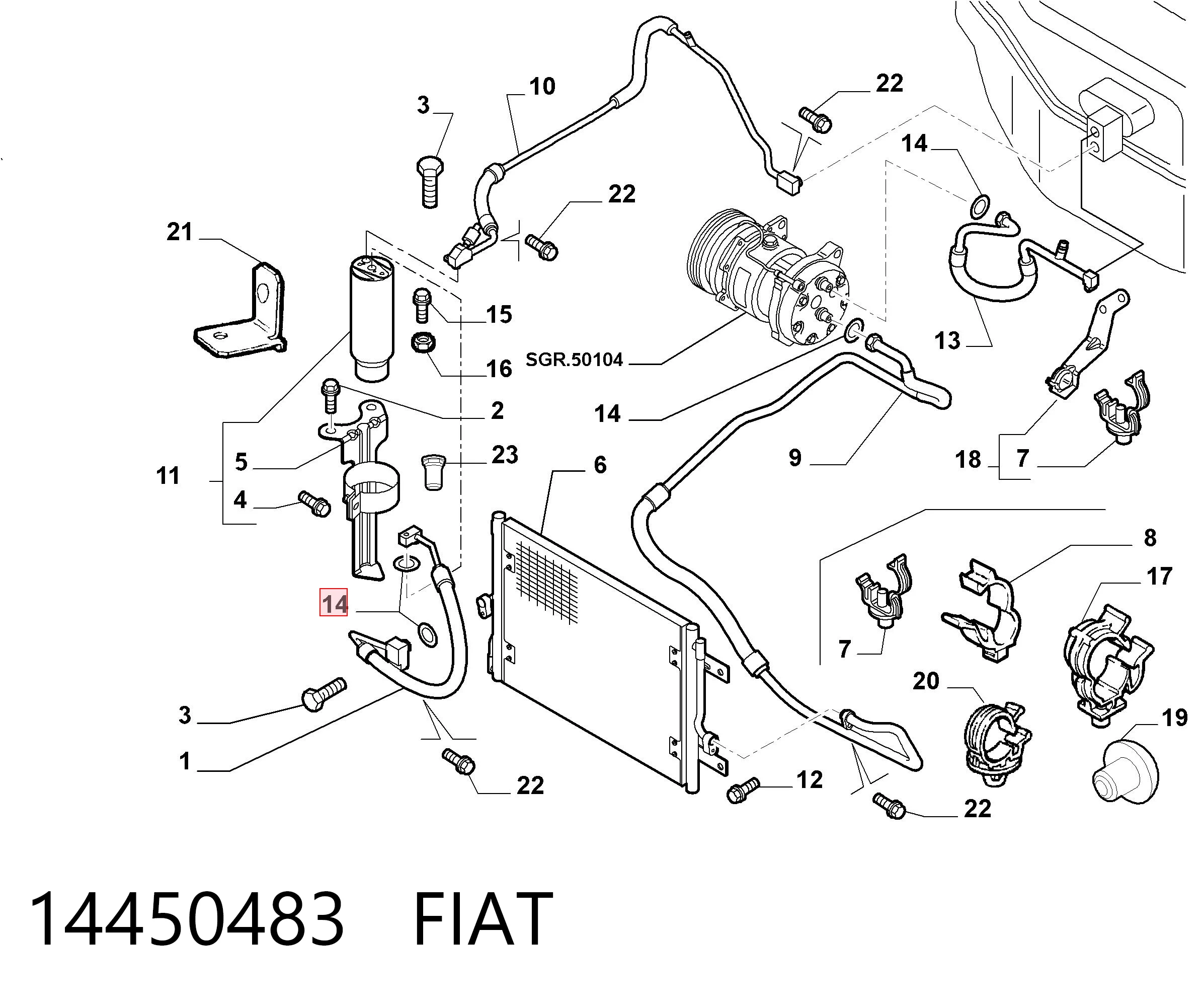 14450483 Fiat/Alfa/Lancia