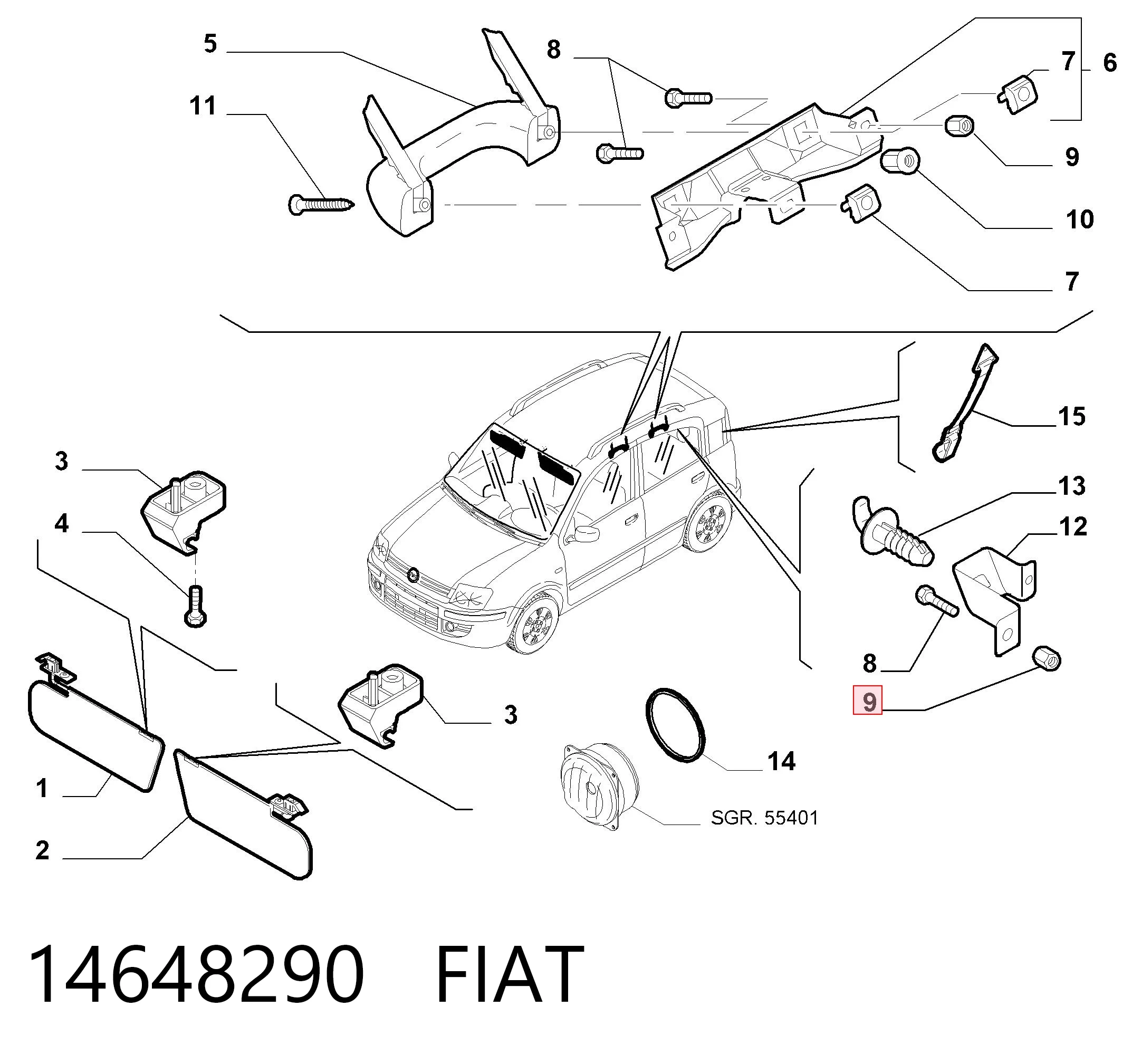 14648290 Fiat/Alfa/Lancia