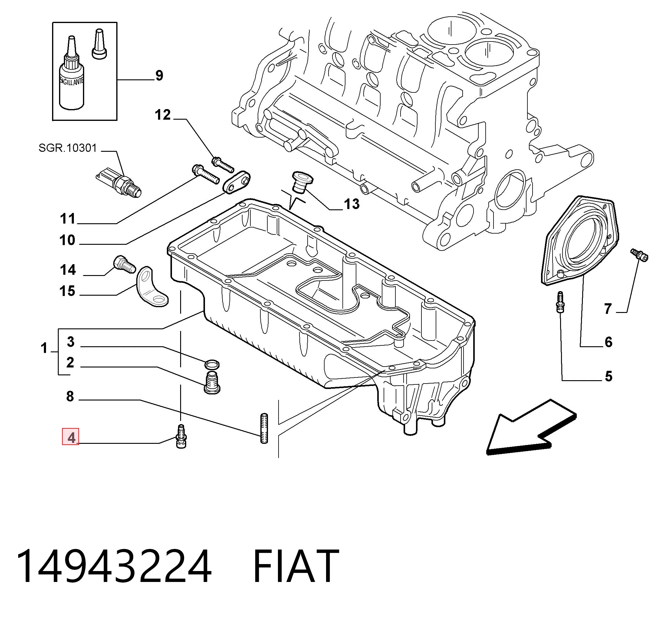 14943224 Fiat/Alfa/Lancia