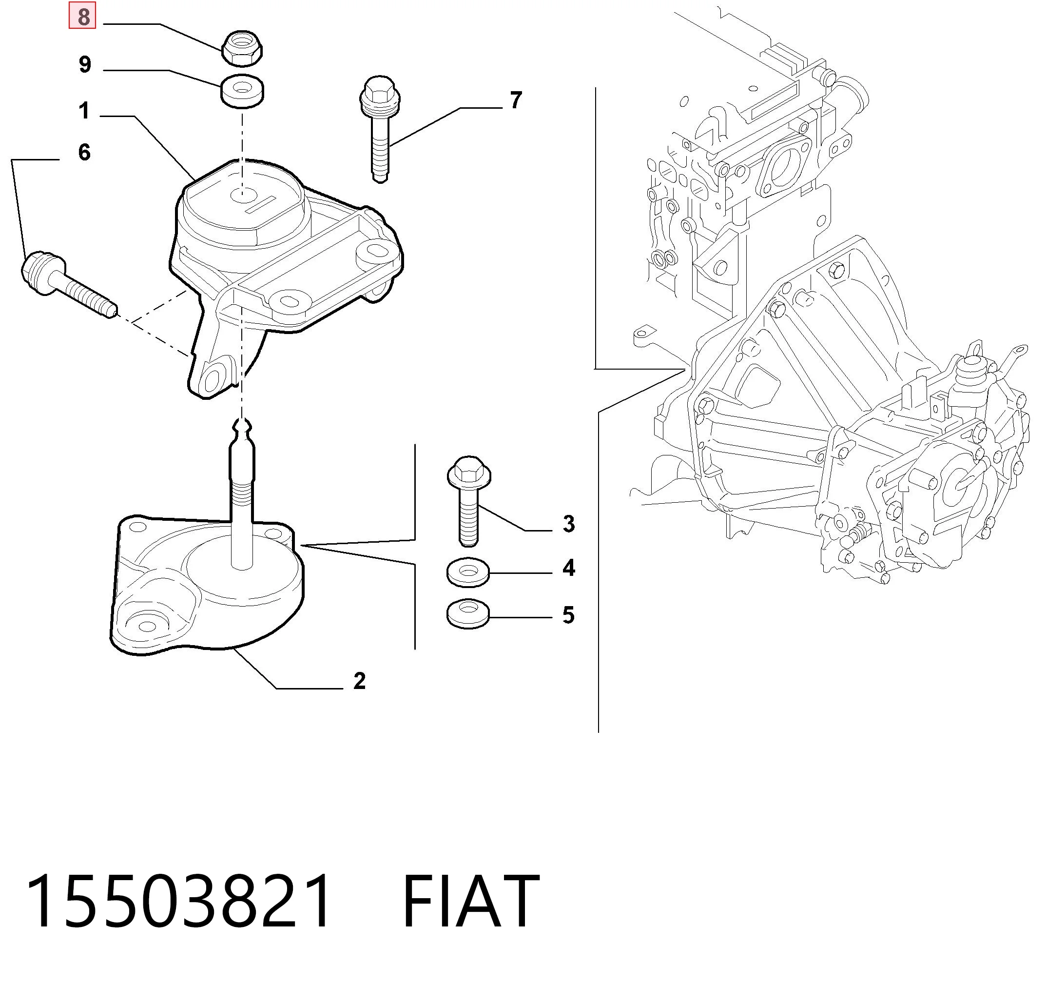 15503821 Fiat/Alfa/Lancia