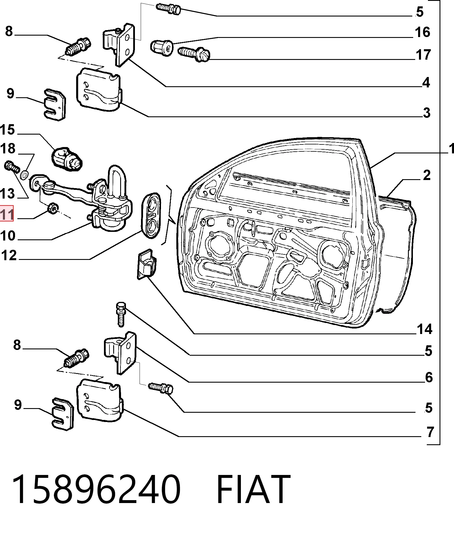 15896240 Fiat/Alfa/Lancia