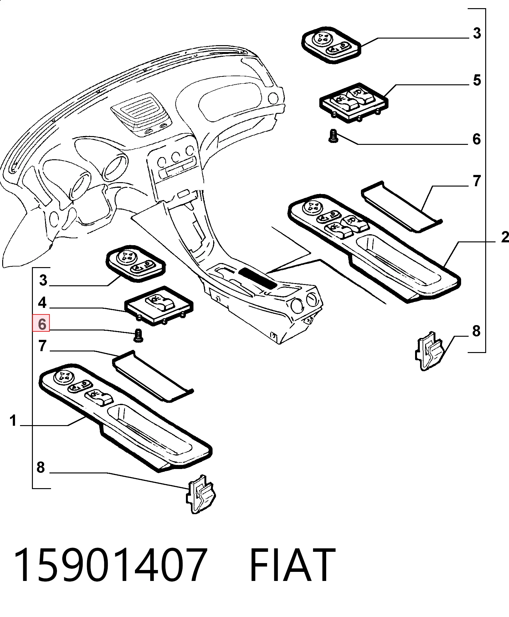 15901407 Fiat/Alfa/Lancia