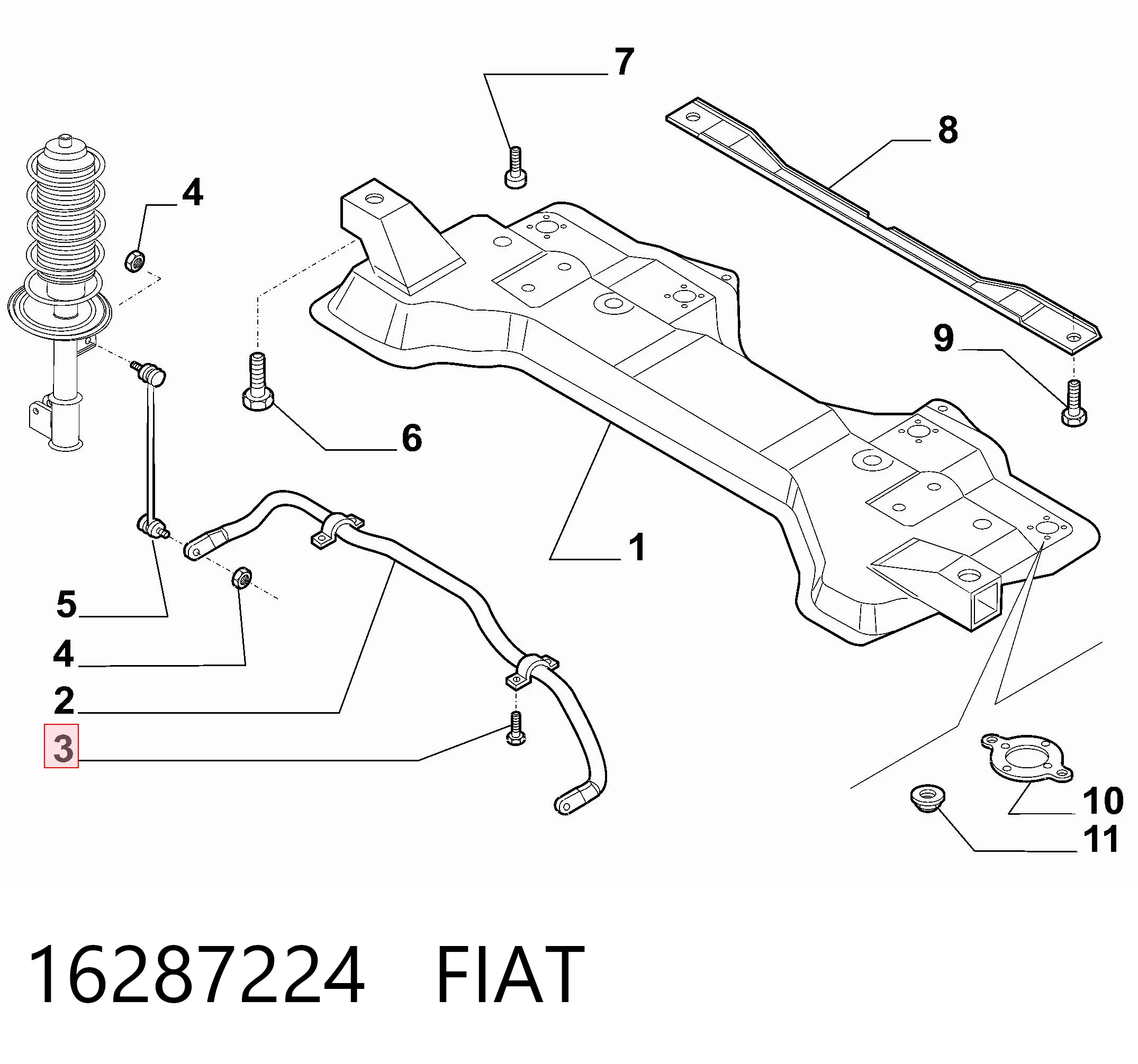 16287224 Fiat/Alfa/Lancia