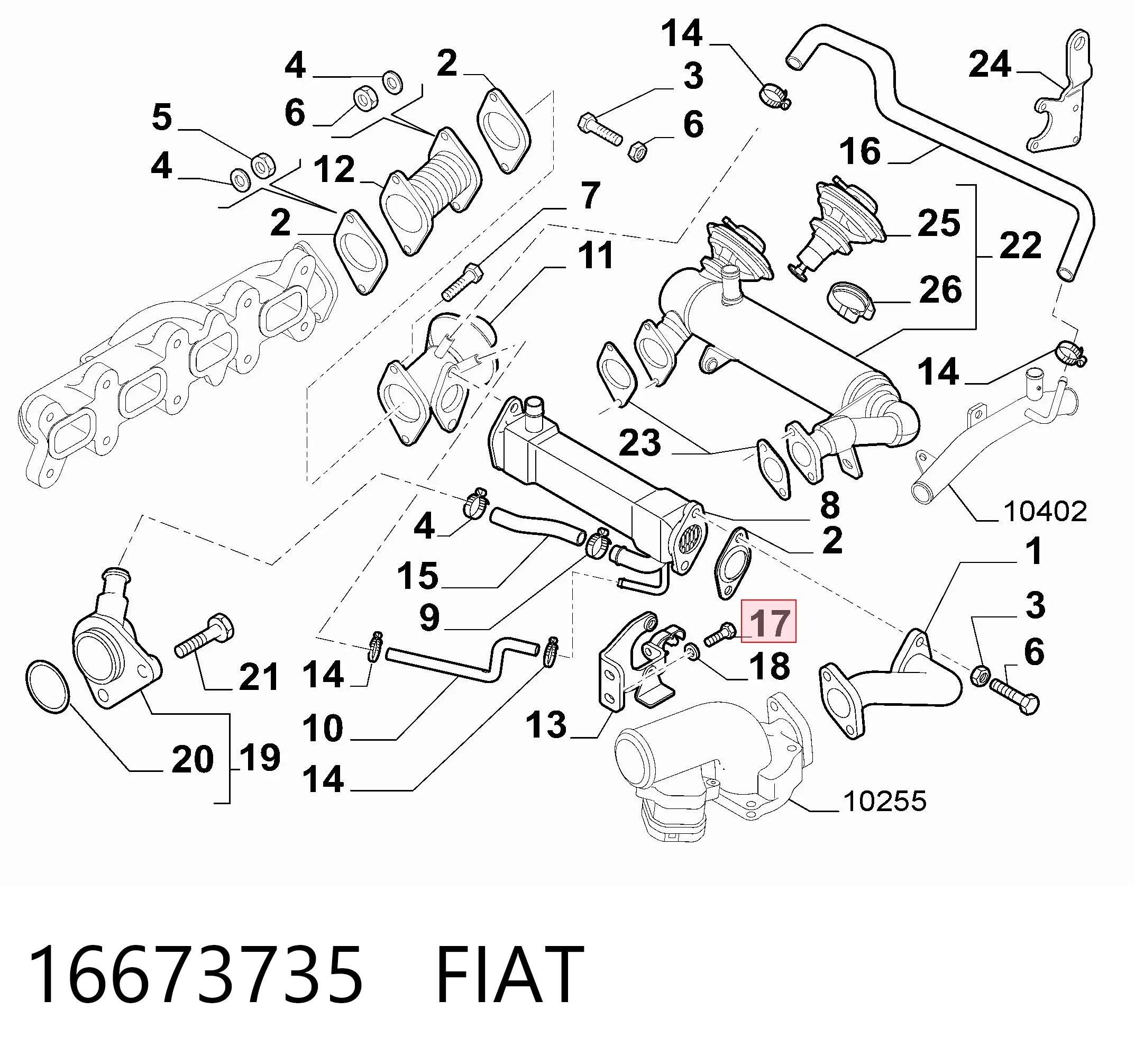 16673735 Fiat/Alfa/Lancia