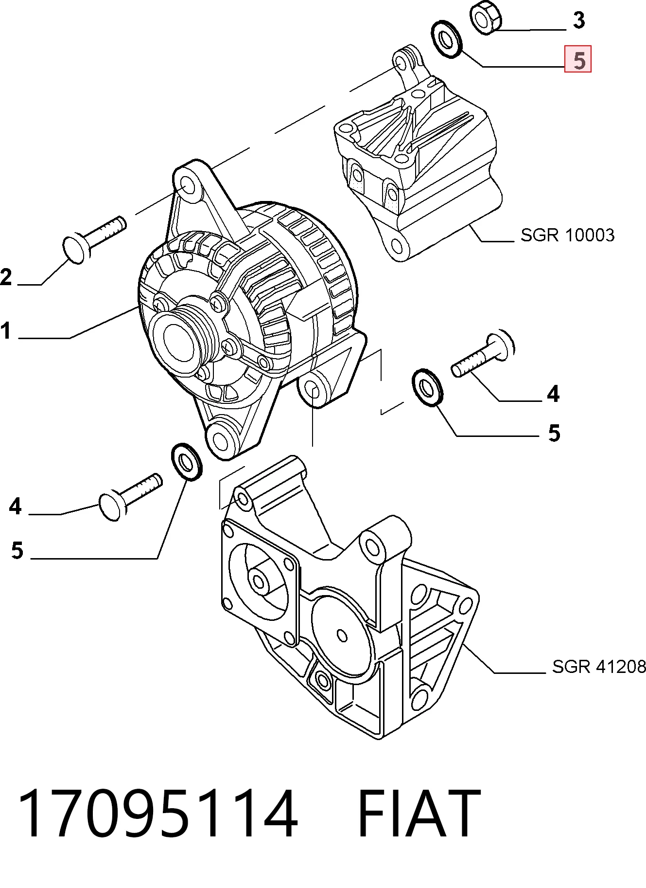 17095114 Fiat/Alfa/Lancia