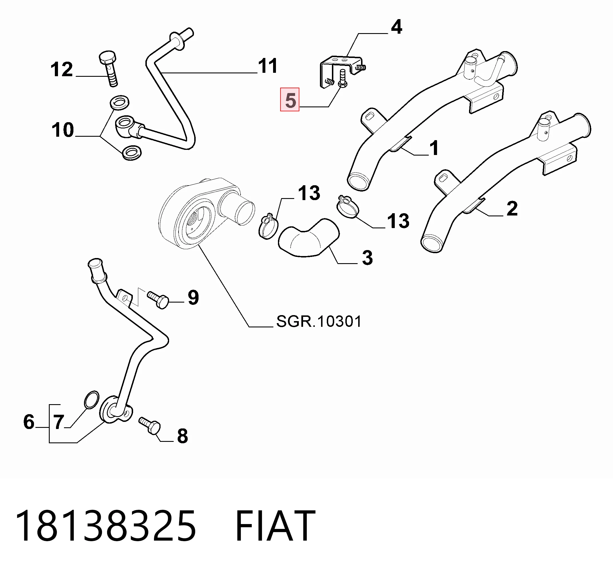 18138325 Fiat/Alfa/Lancia