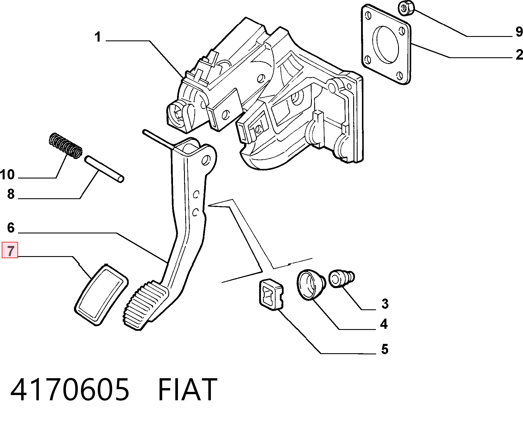 4170605 Fiat/Alfa/Lancia