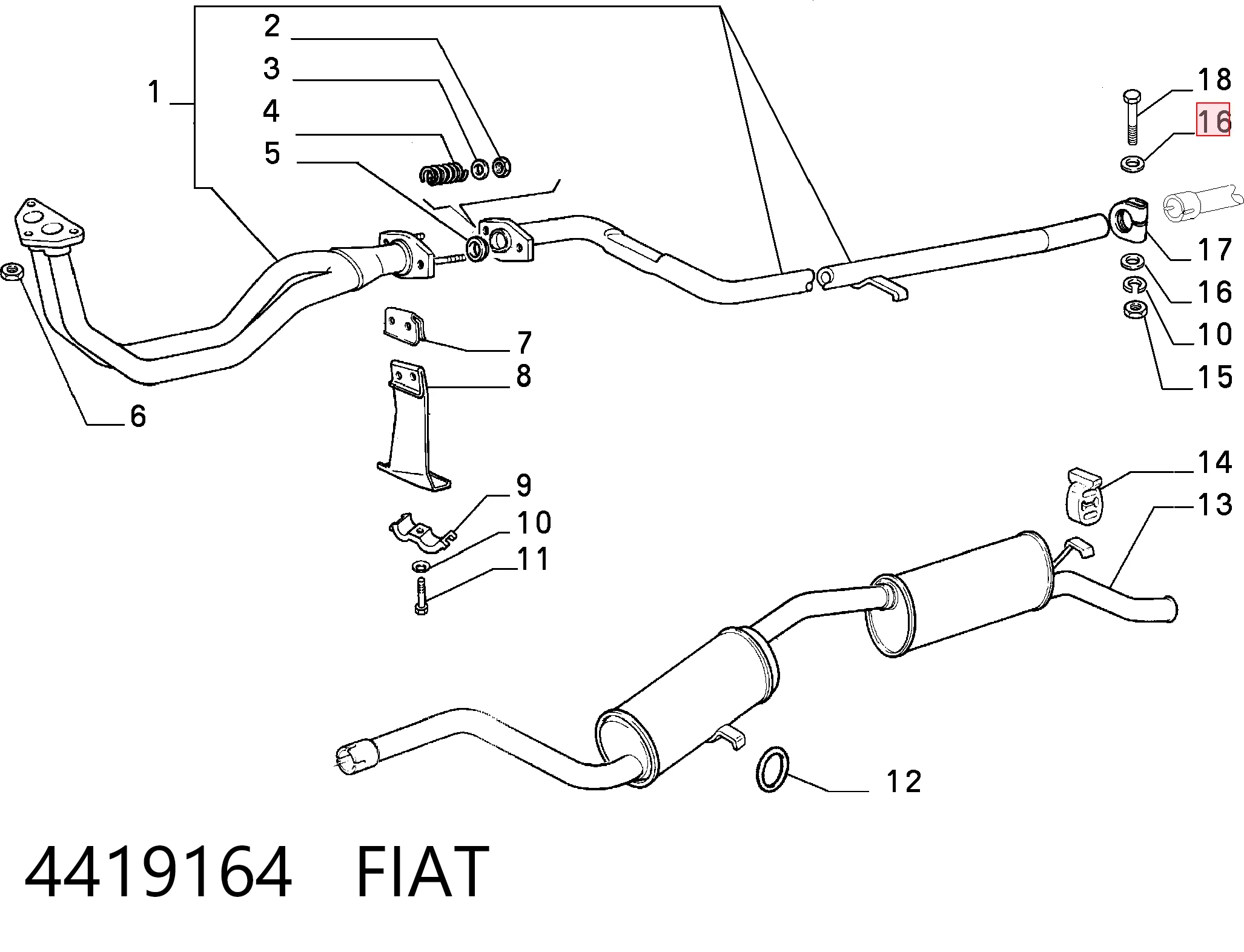 4419164 Fiat/Alfa/Lancia