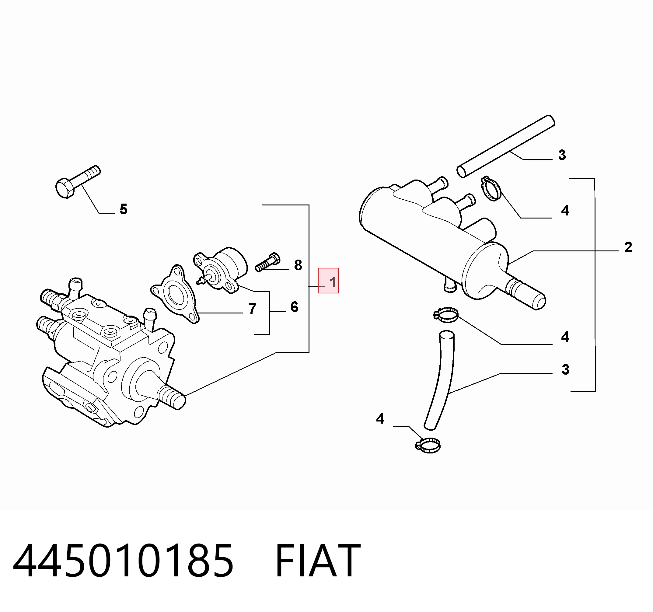 55234362 Peugeot/Citroen Bomba de combustível de pressão alta