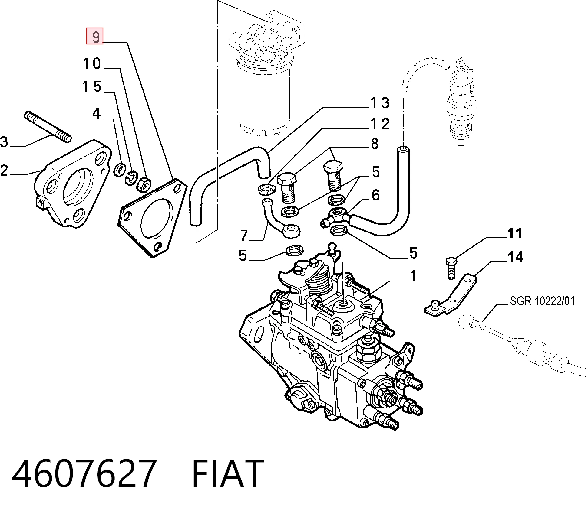 4607627 Fiat/Alfa/Lancia