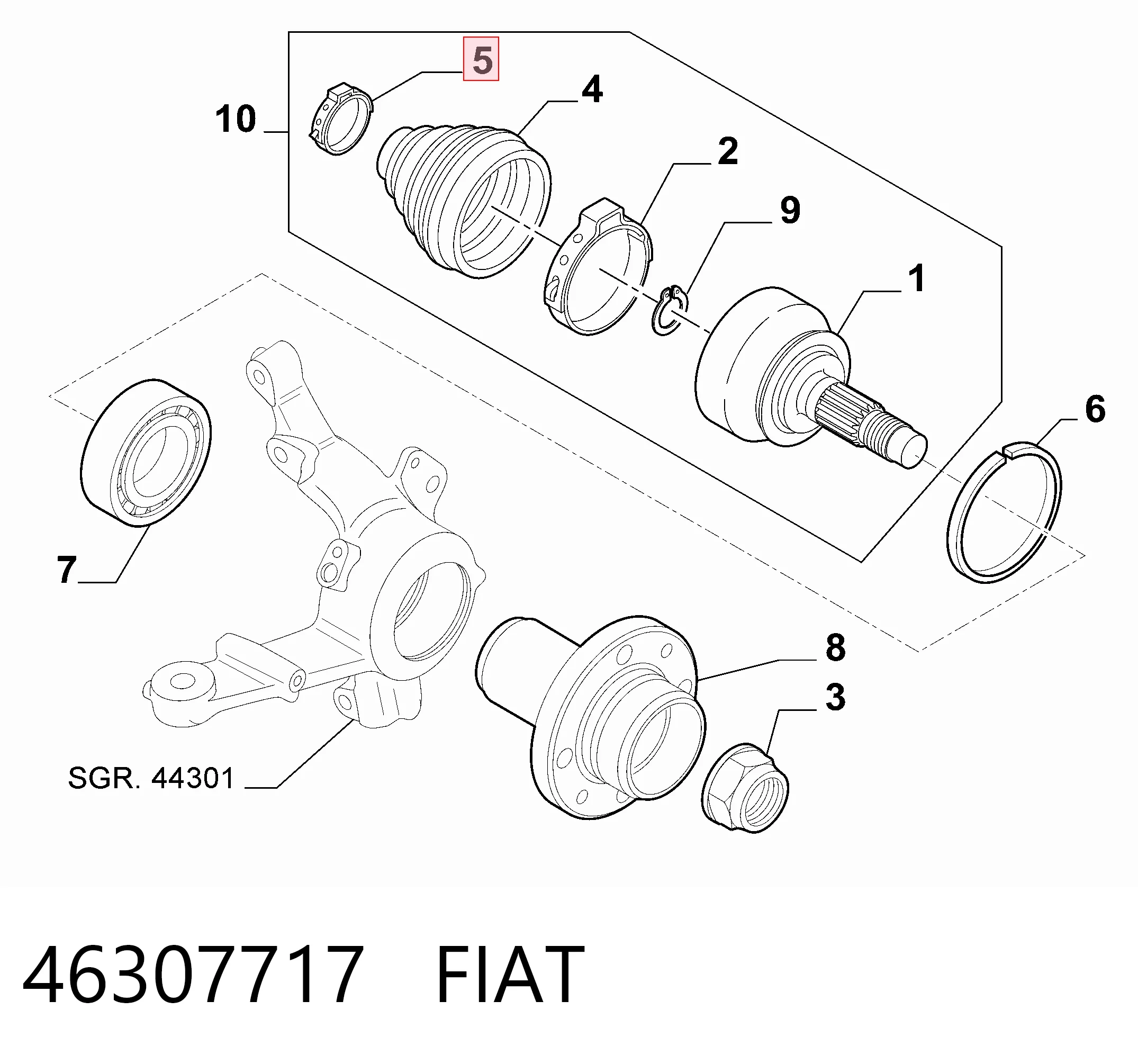 46307717 Fiat/Alfa/Lancia