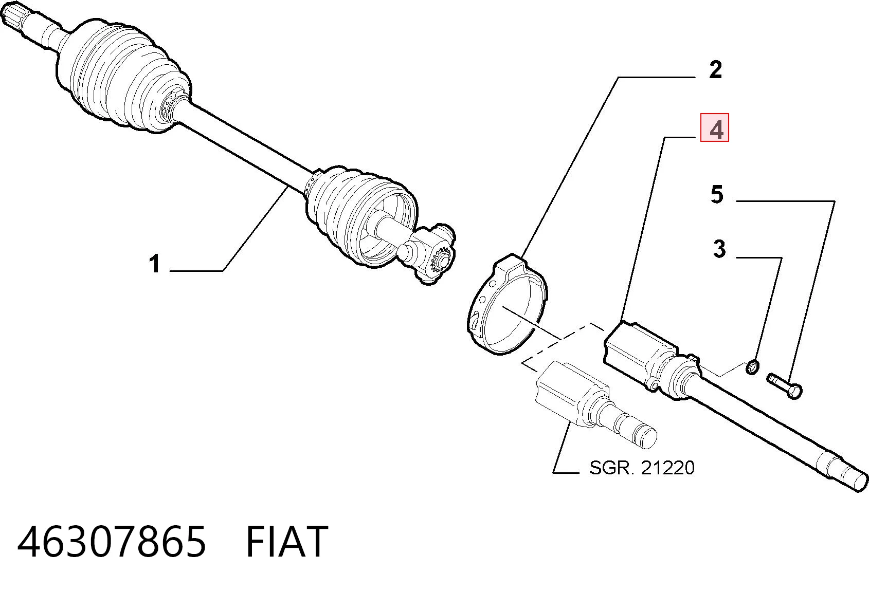 46307865 Fiat/Alfa/Lancia