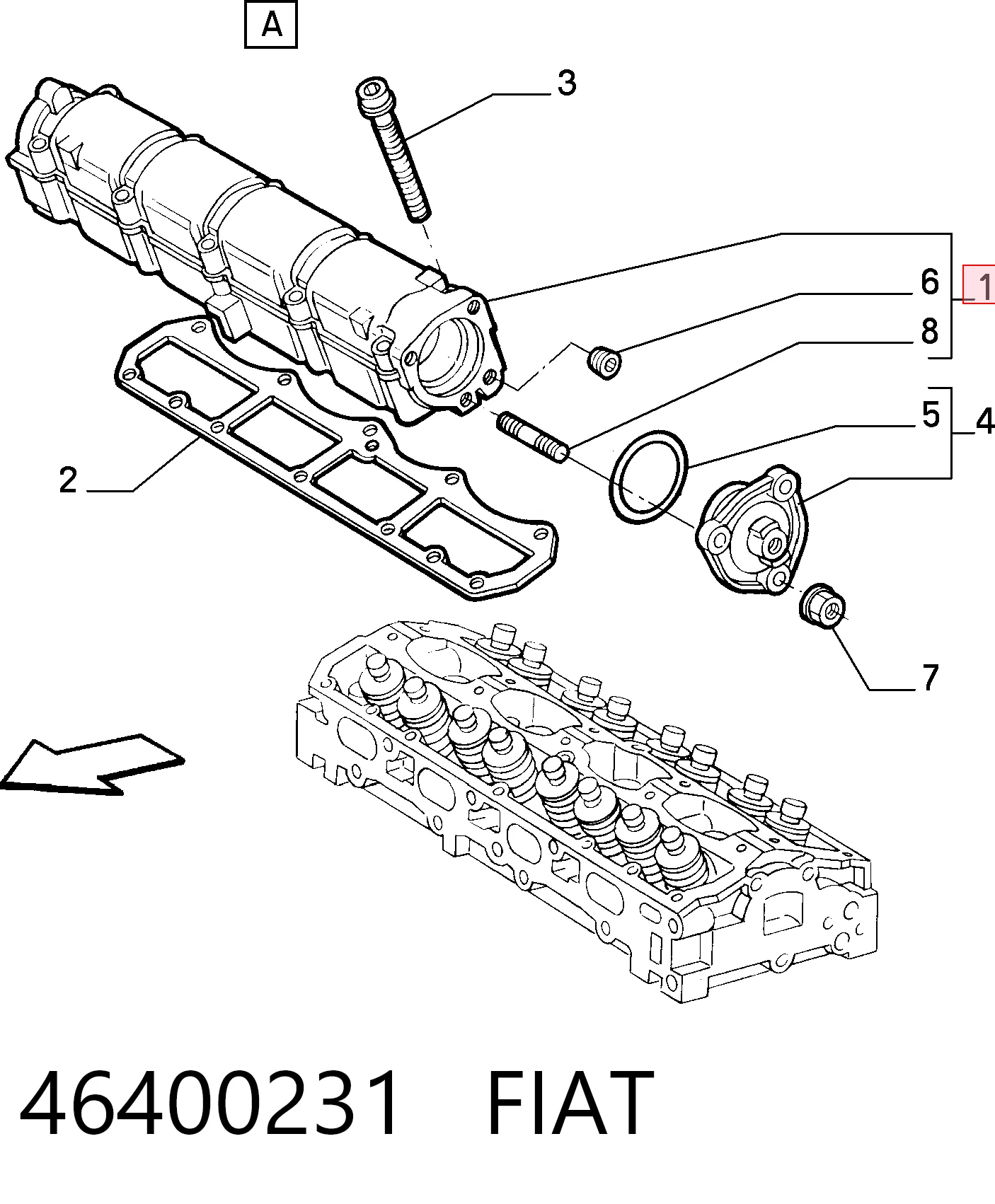 Tampa de válvulas para Fiat Stilo  192