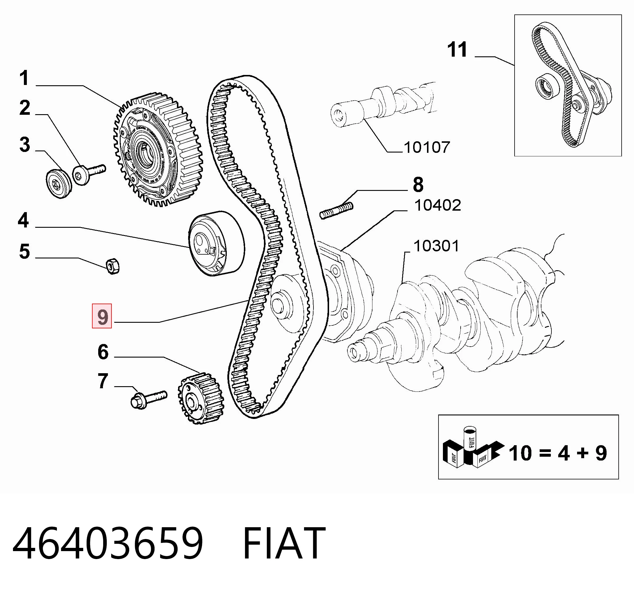 Preço da peça  Punto I hatchback