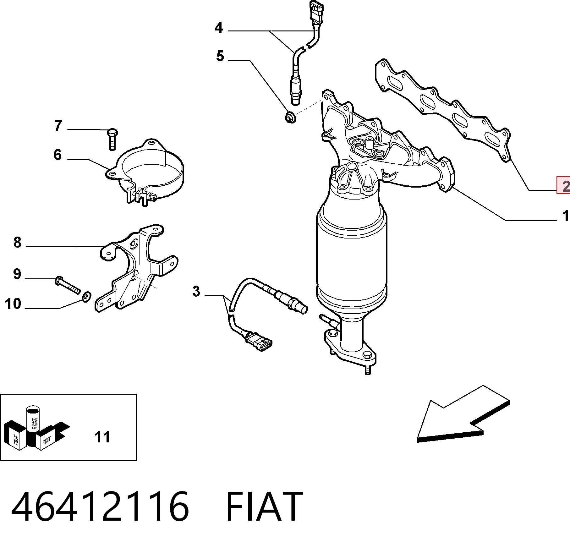 46412116 Fiat/Alfa/Lancia
