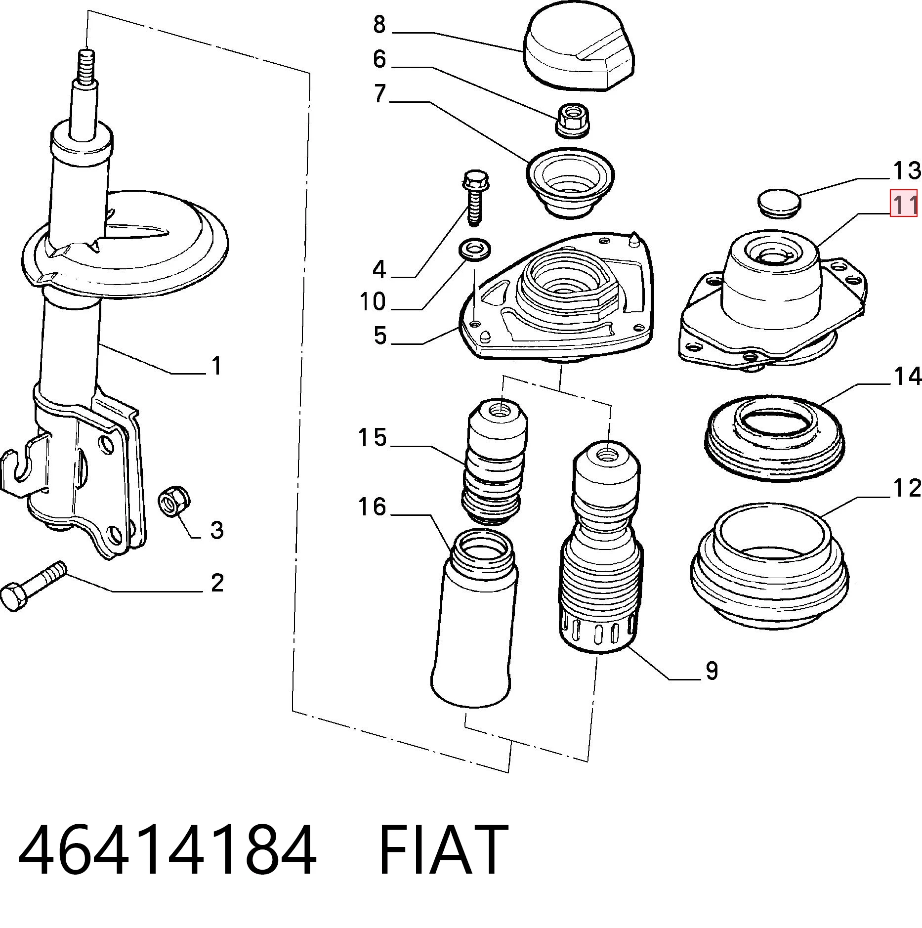 46414184 Fiat/Alfa/Lancia