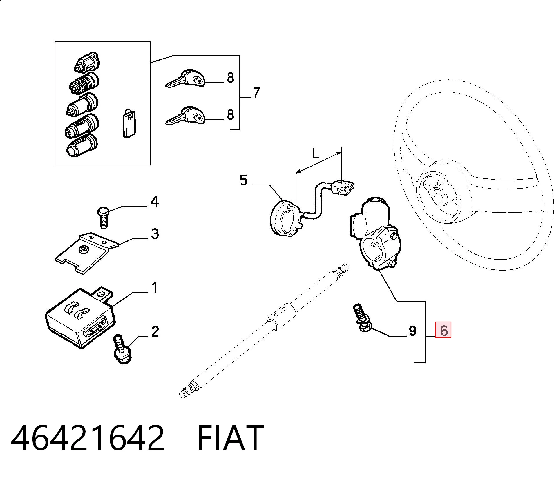 Compre Fecho de ignição Peugeot Boxer 1