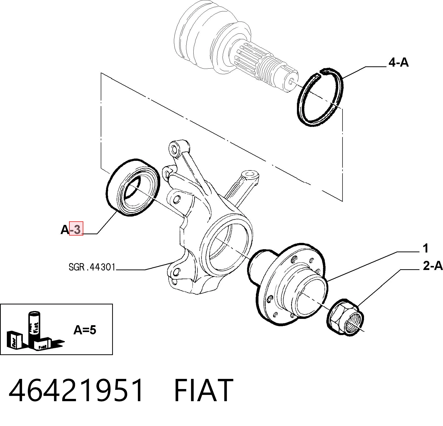 46421951 Fiat/Alfa/Lancia