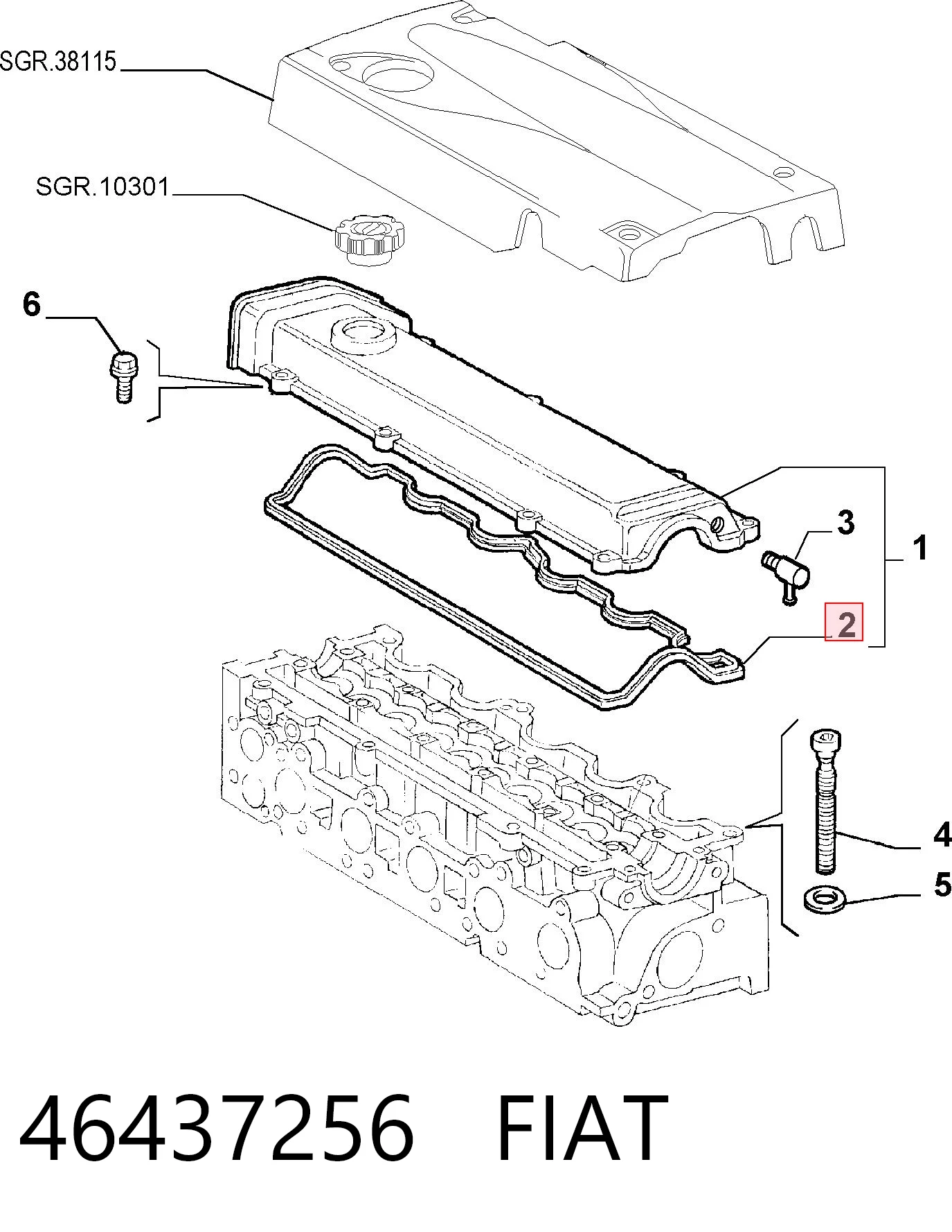 46437256 Fiat/Alfa/Lancia