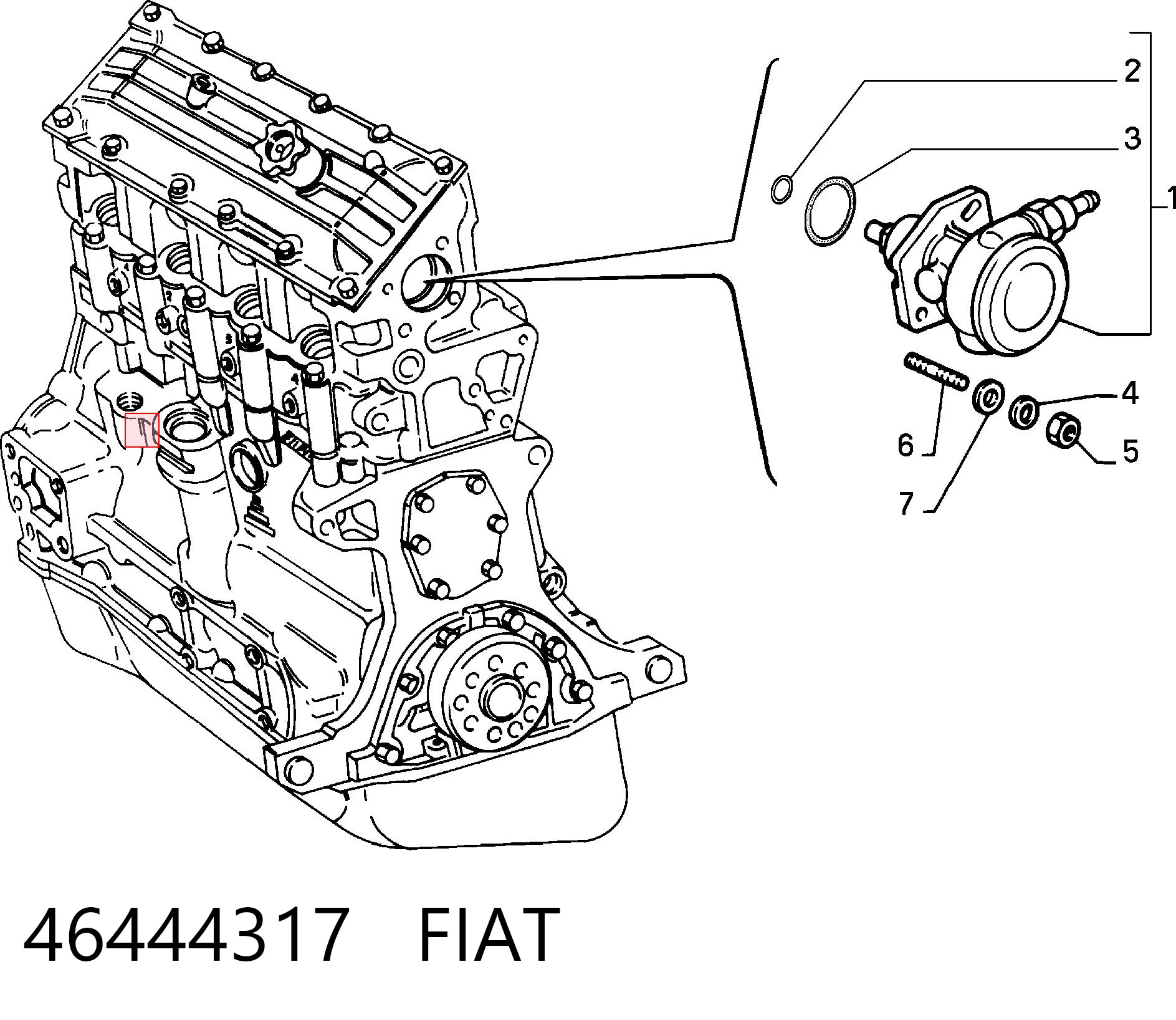  Bomba a vácuo Fiat Tipo hatchback (160) (1987 - 1996) 
