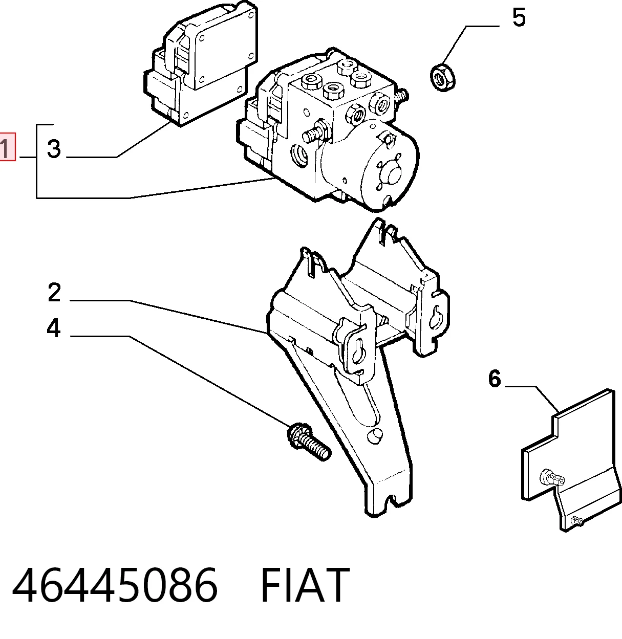 Unidade hidráulico de controlo ABS Alfa Romeo 146  930