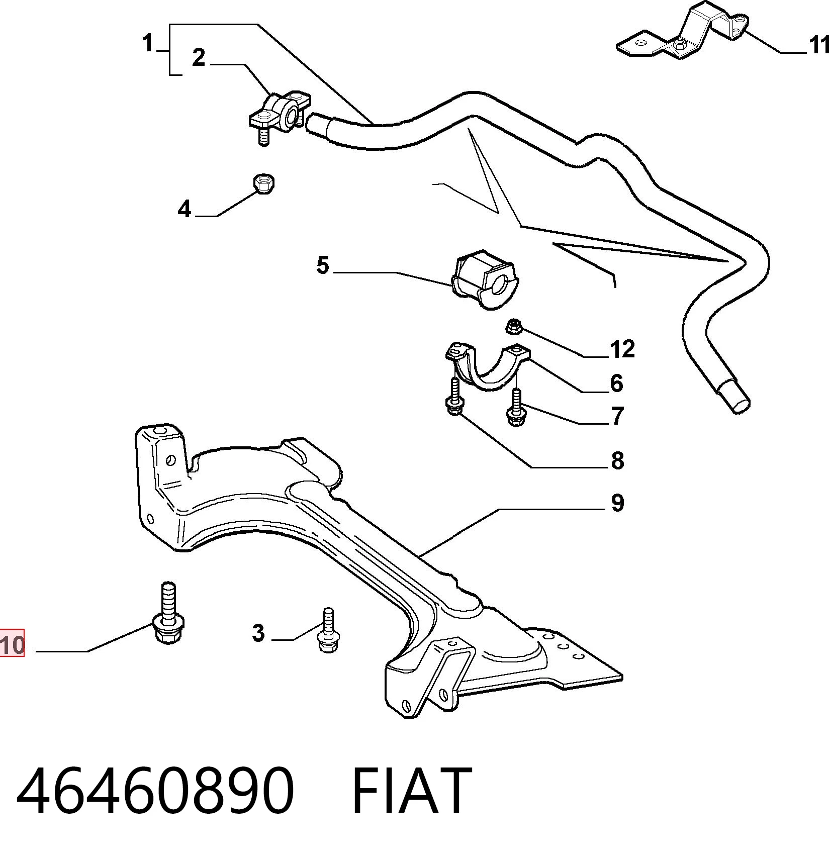 46460890 Fiat/Alfa/Lancia
