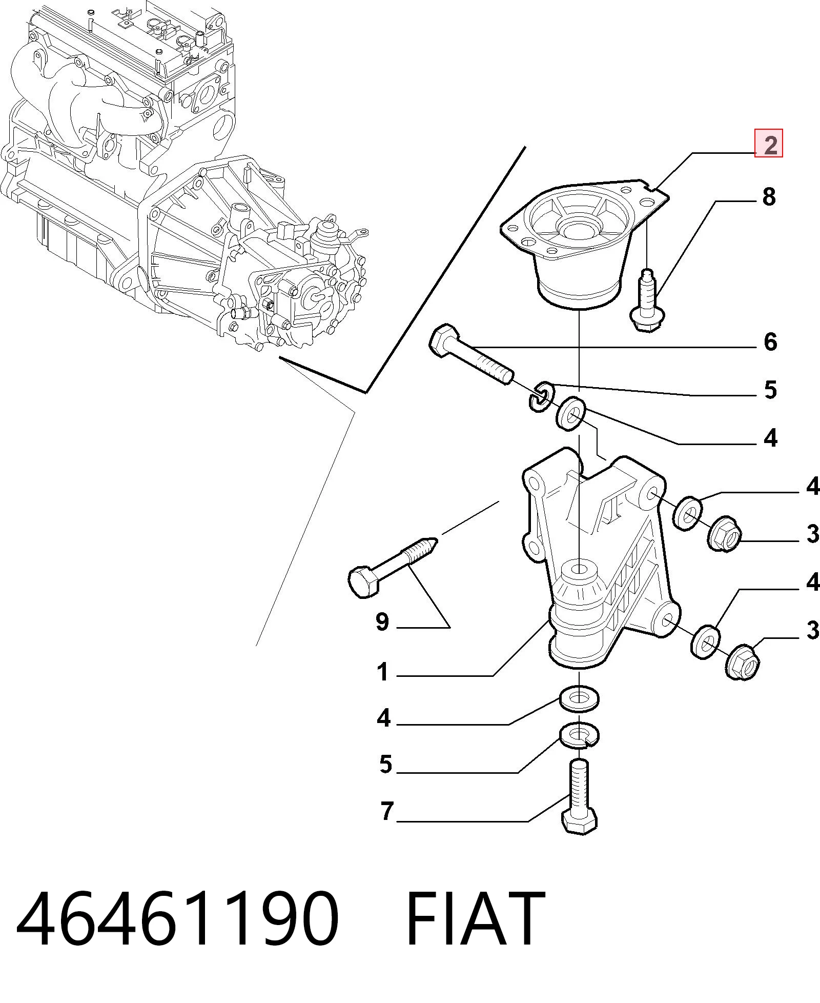 46461190 Fiat/Alfa/Lancia