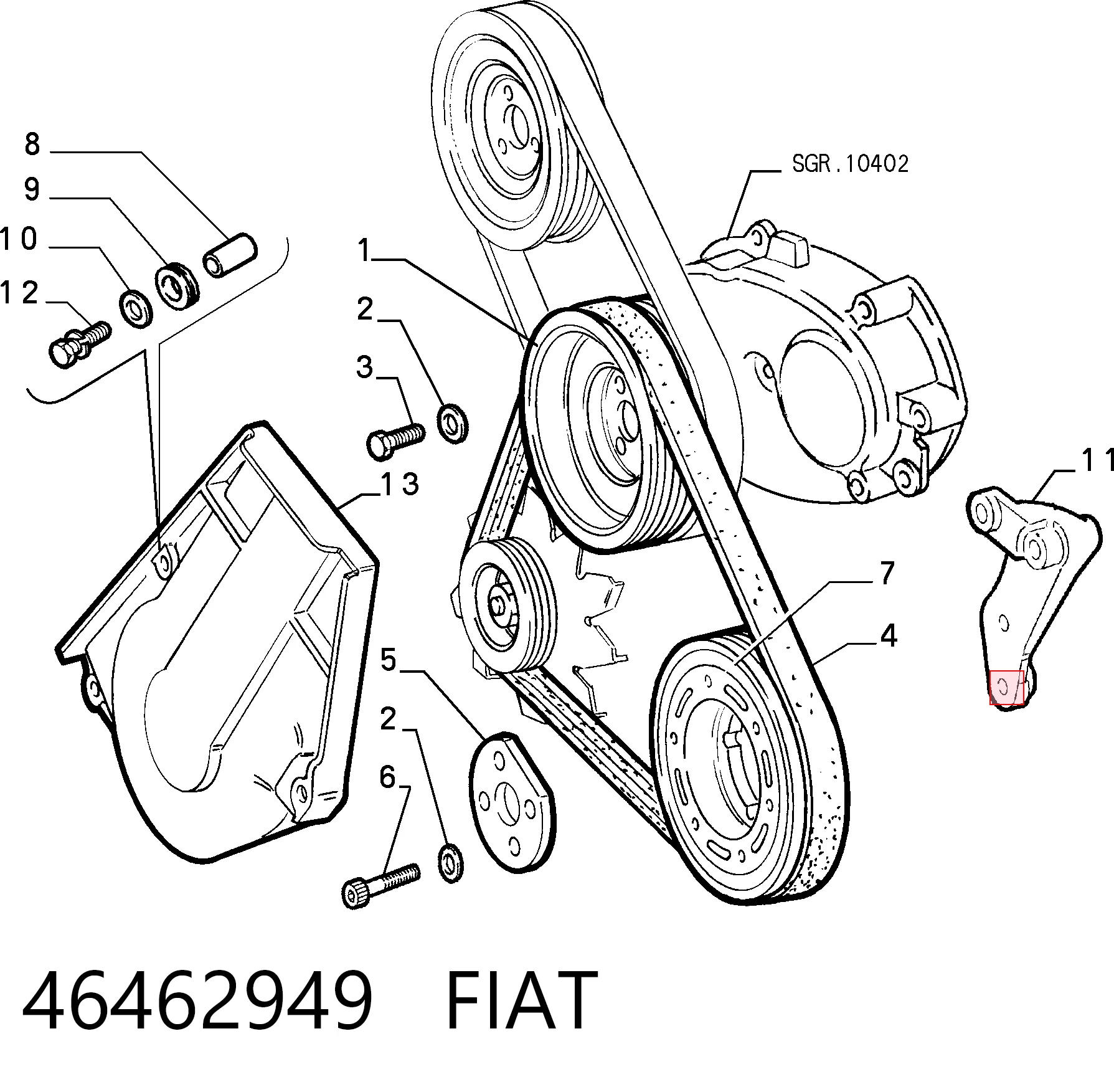 46462949 Fiat/Alfa/Lancia