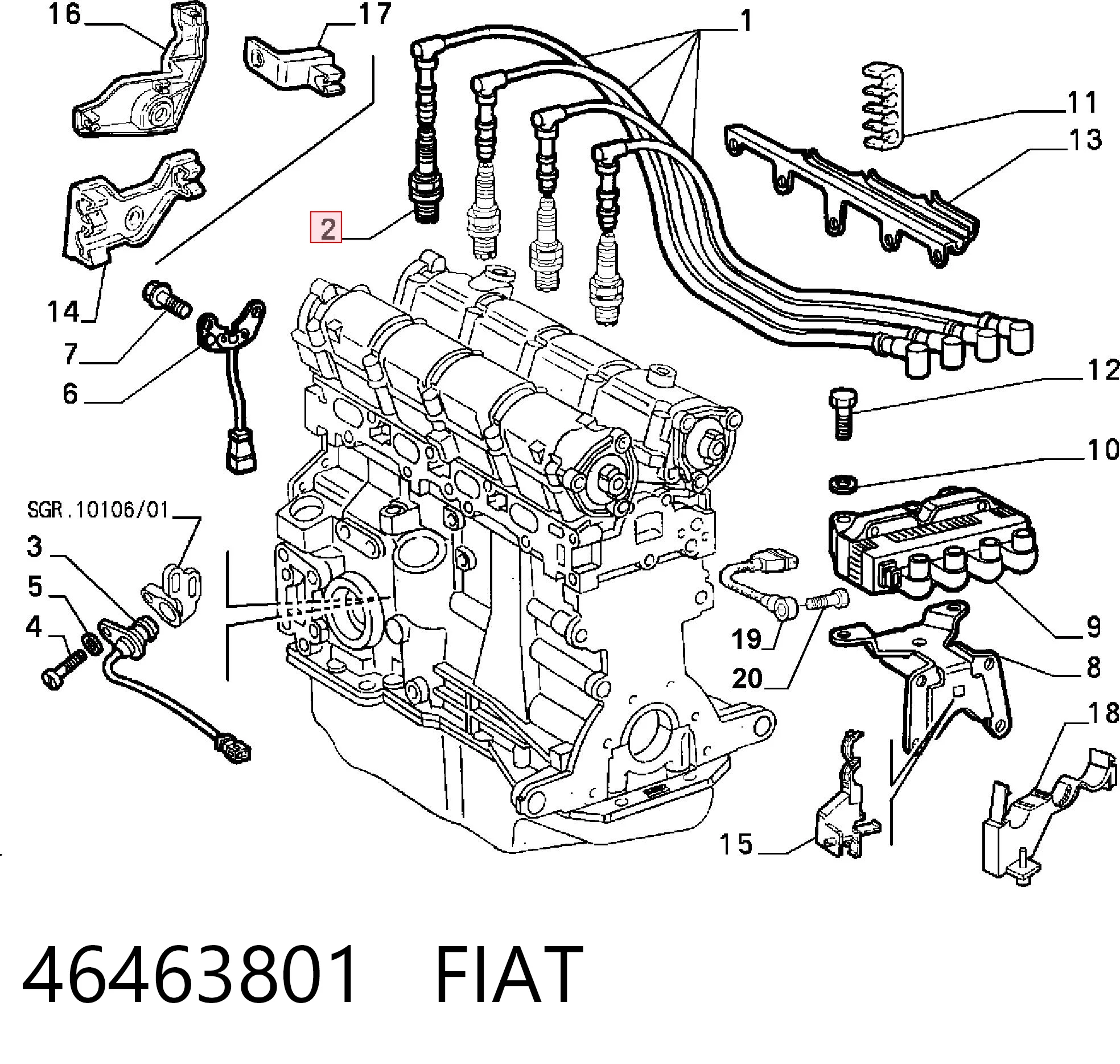 46463801 Fiat/Alfa/Lancia