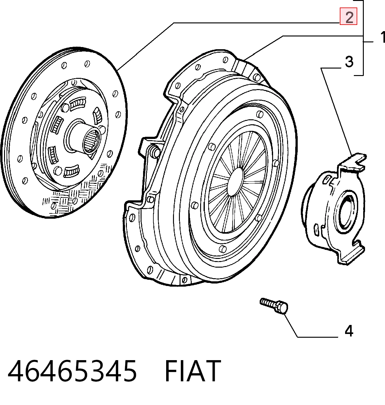 Disco de embraiagem para Fiat Brava 182