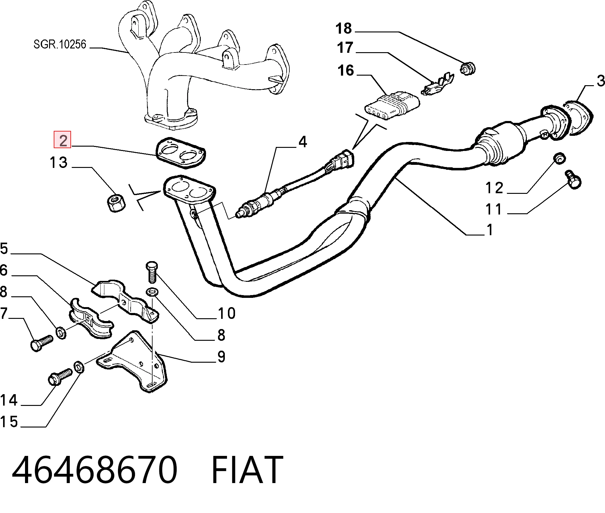 46468670 Fiat/Alfa/Lancia