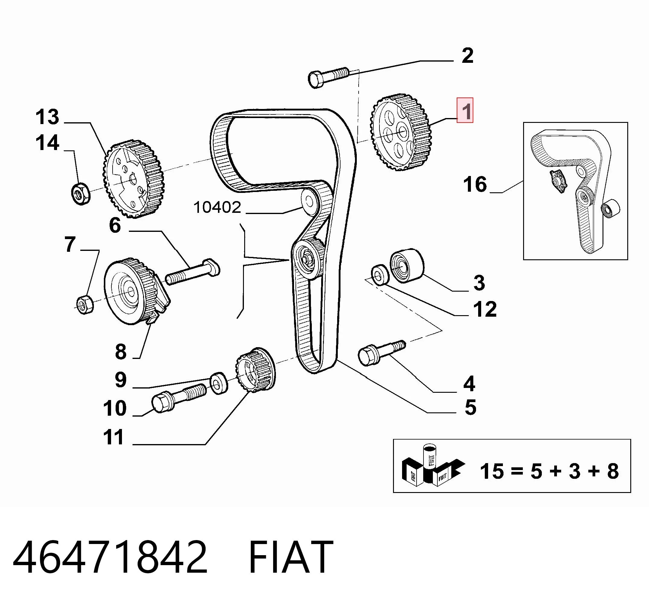 46471842 Fiat/Alfa/Lancia