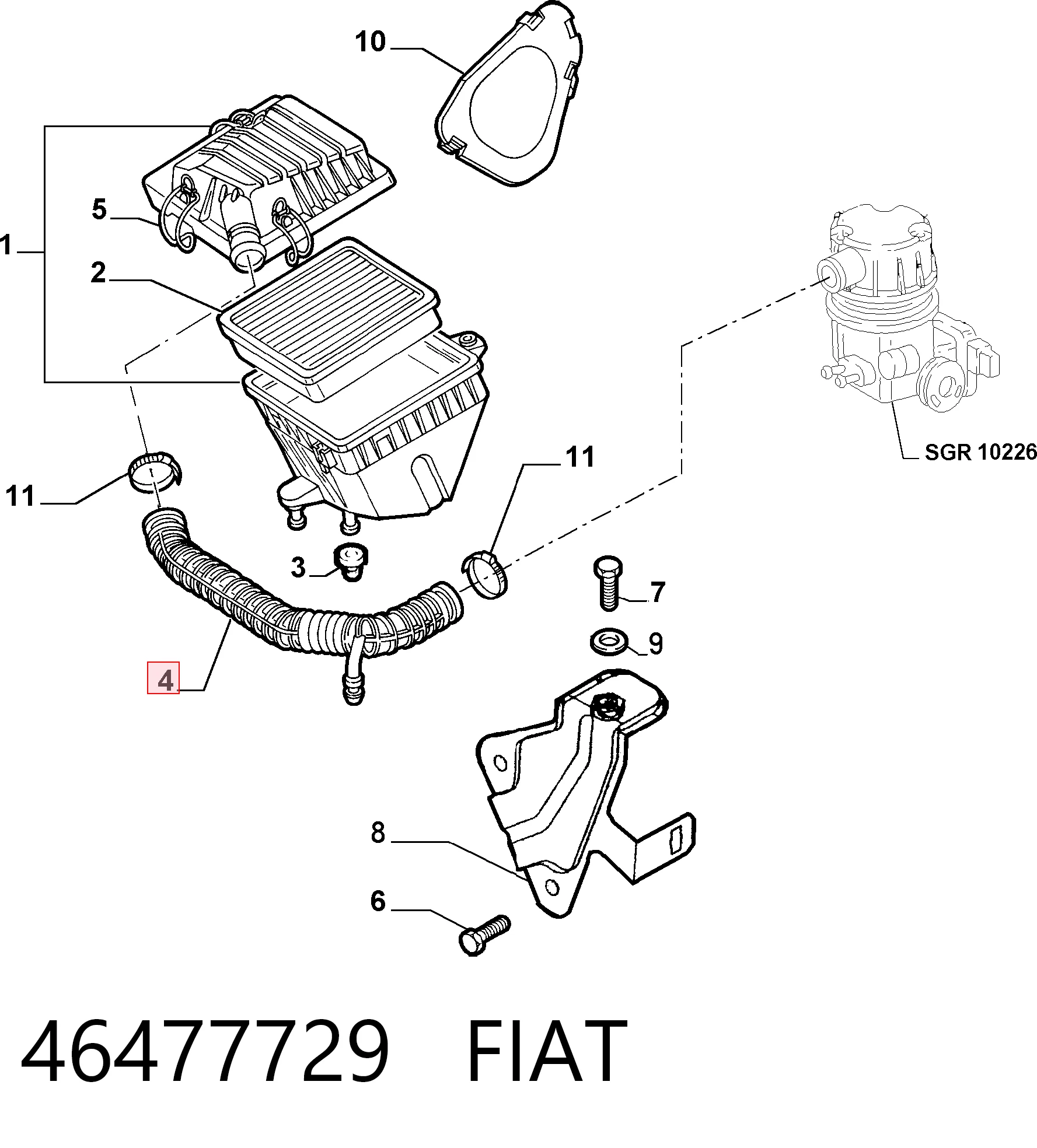 46477729 Fiat/Alfa/Lancia