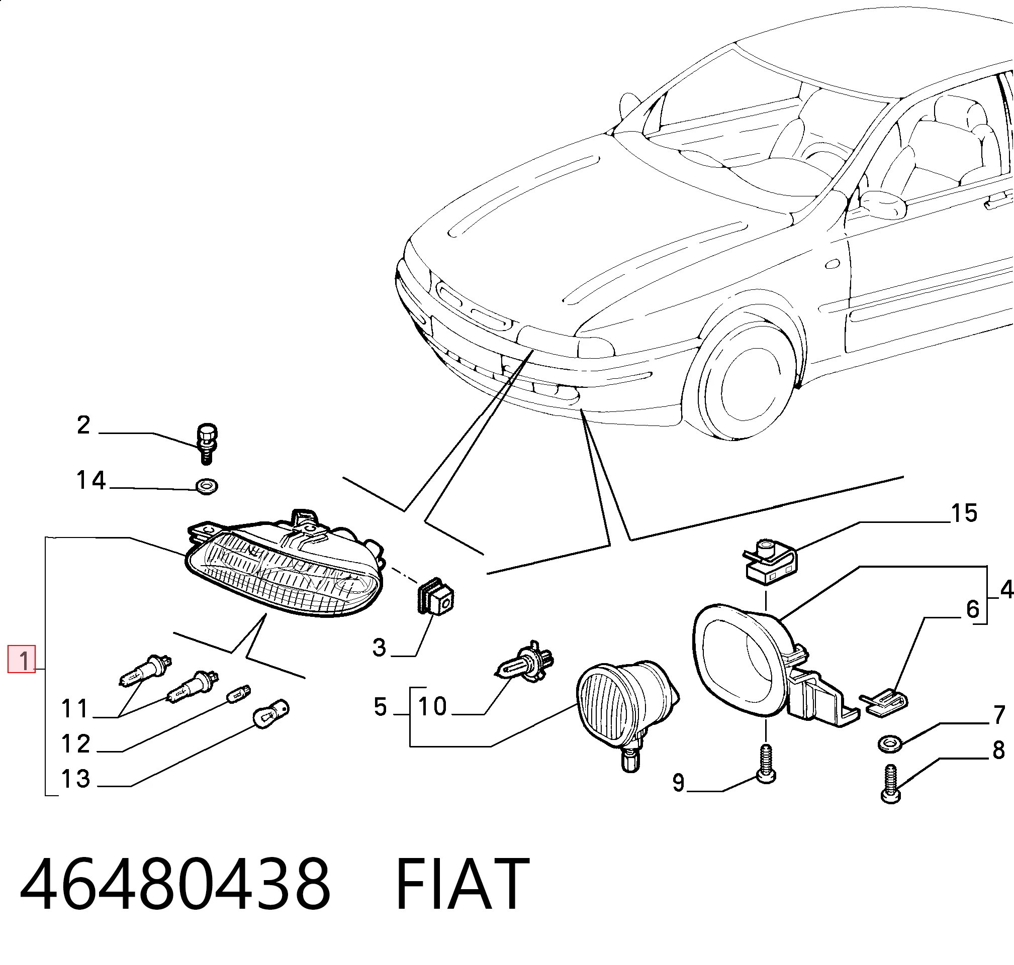 46480438 Fiat/Alfa/Lancia