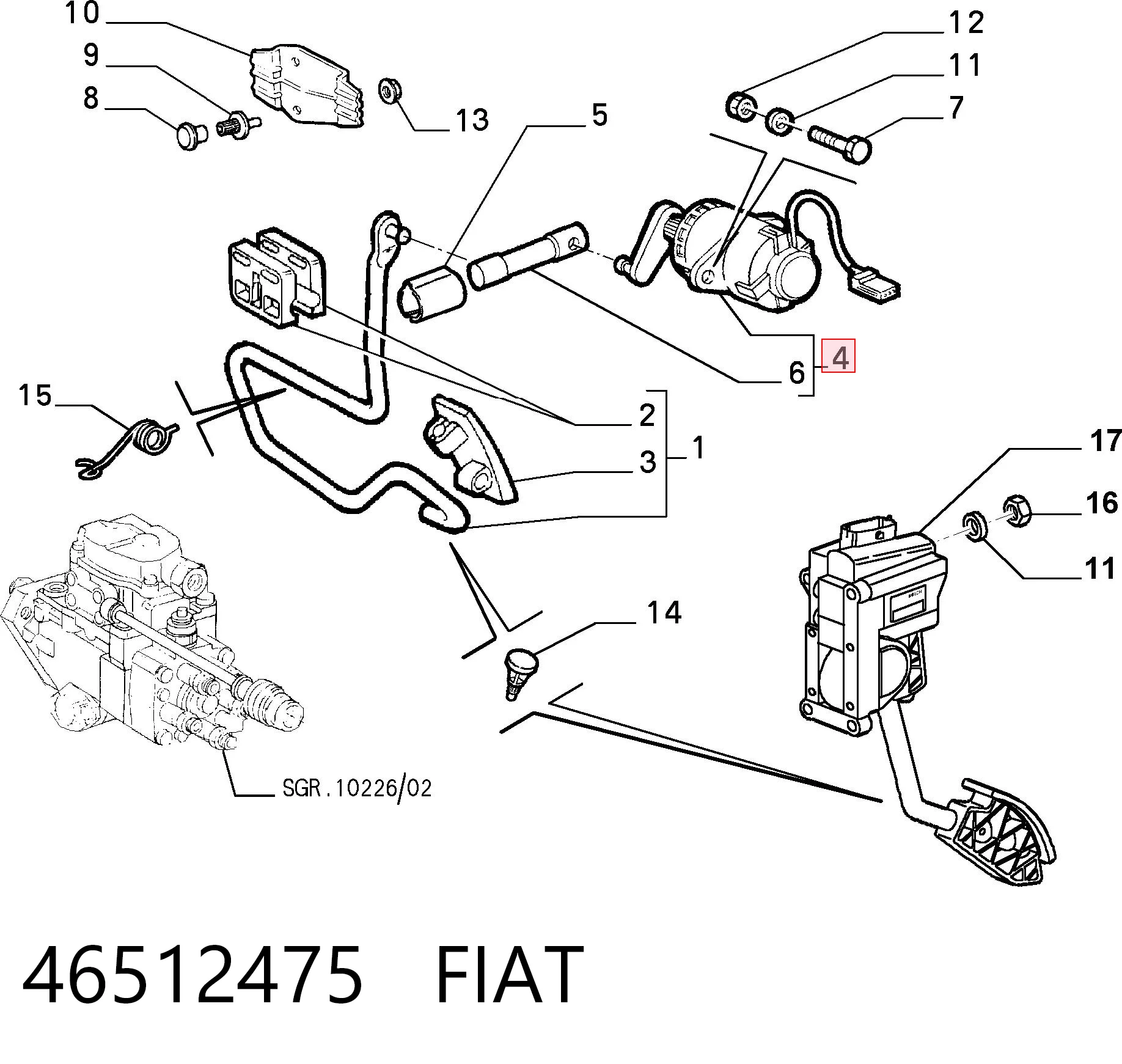 46512475 Fiat/Alfa/Lancia