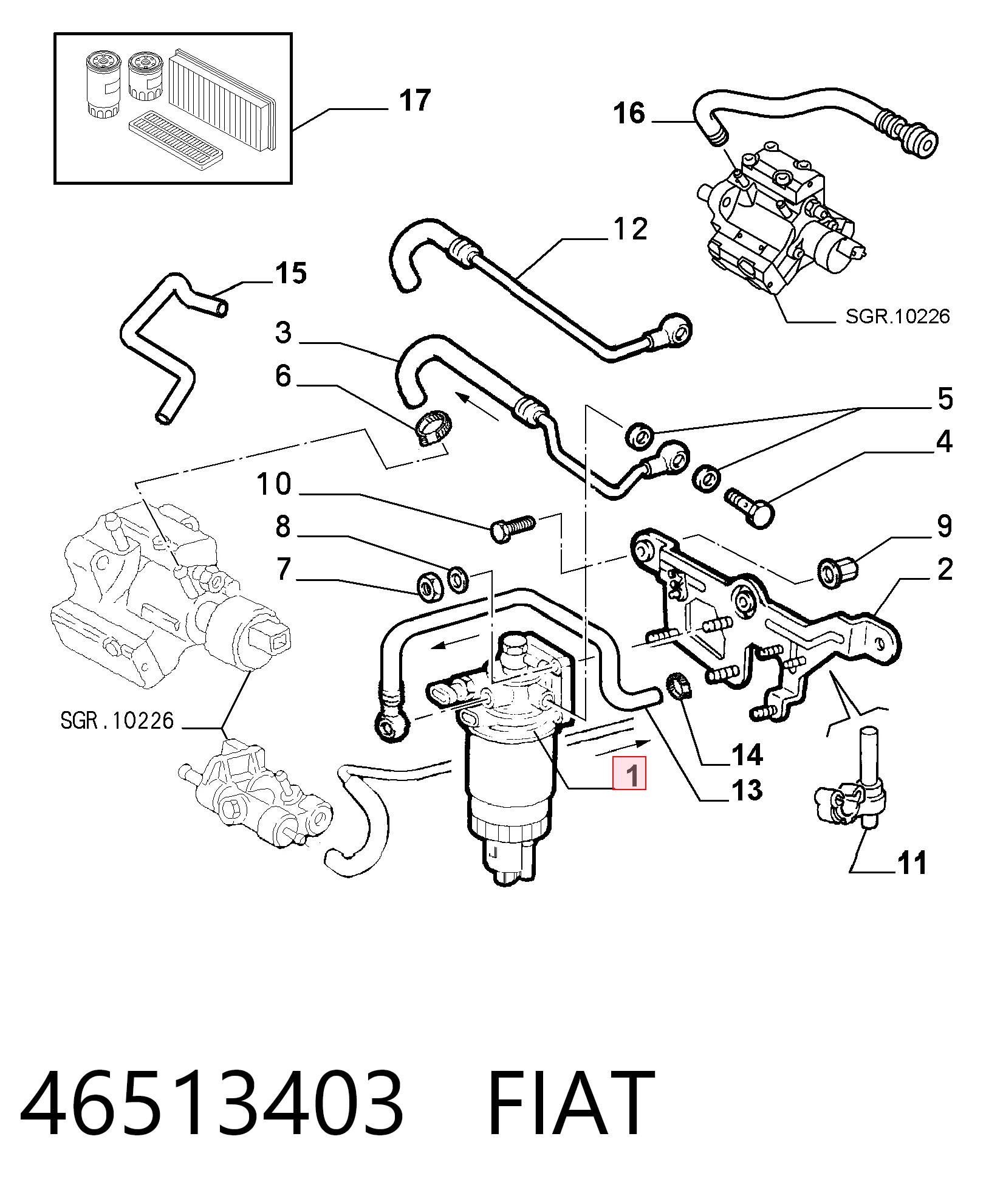 46513403 Fiat/Alfa/Lancia