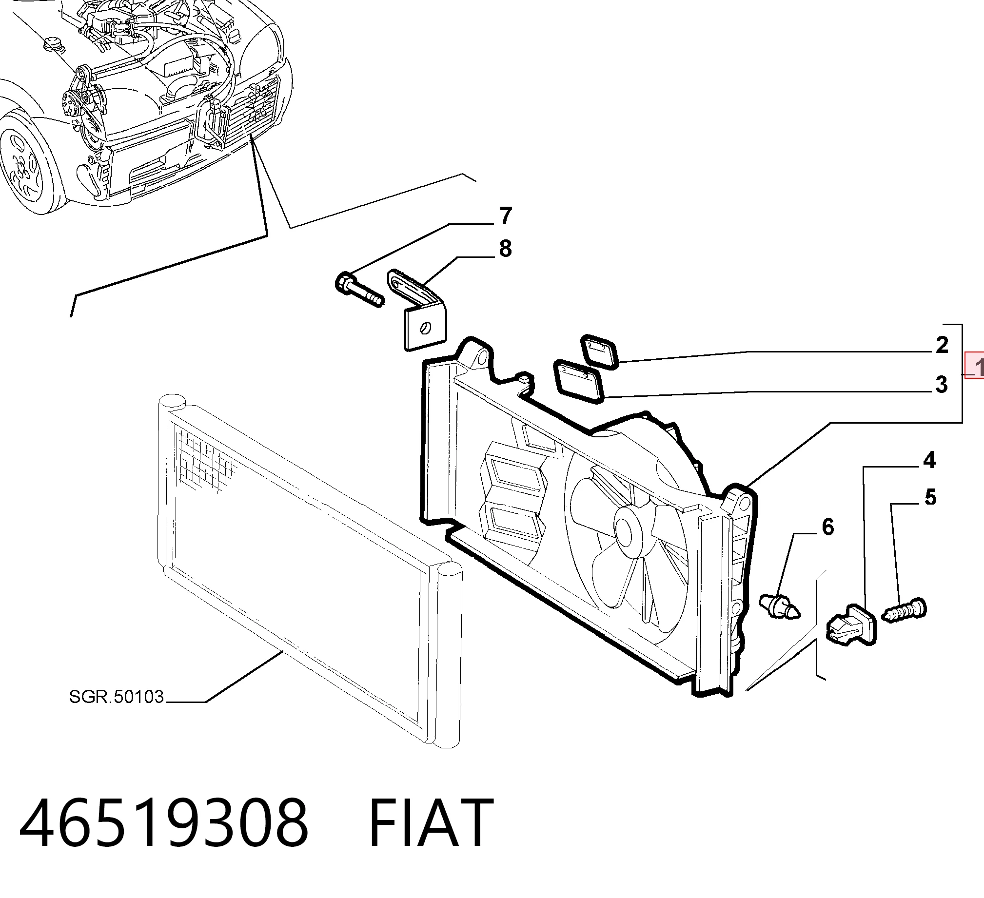 46519308 Fiat/Alfa/Lancia
