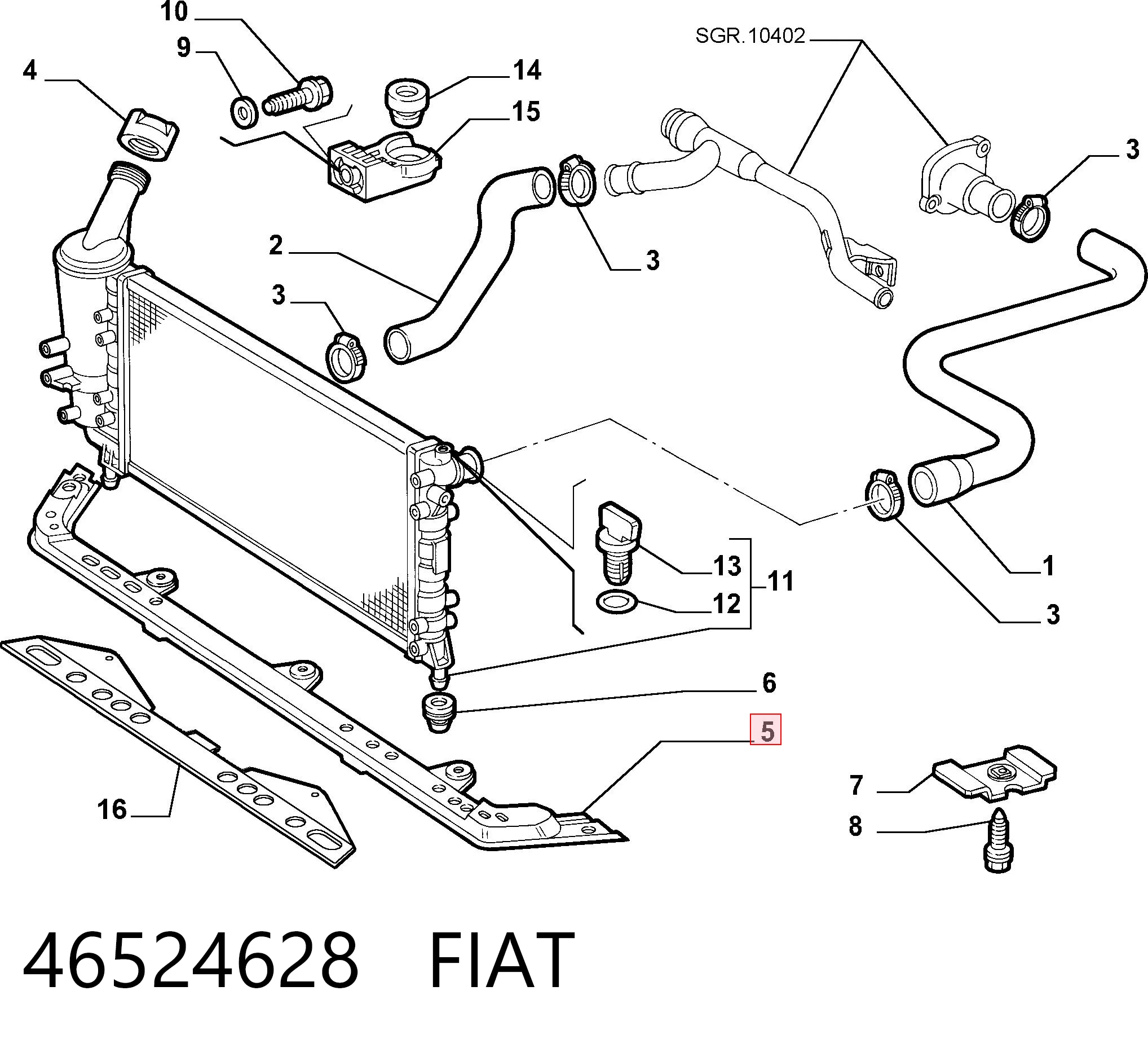 46524628 Fiat/Alfa/Lancia
