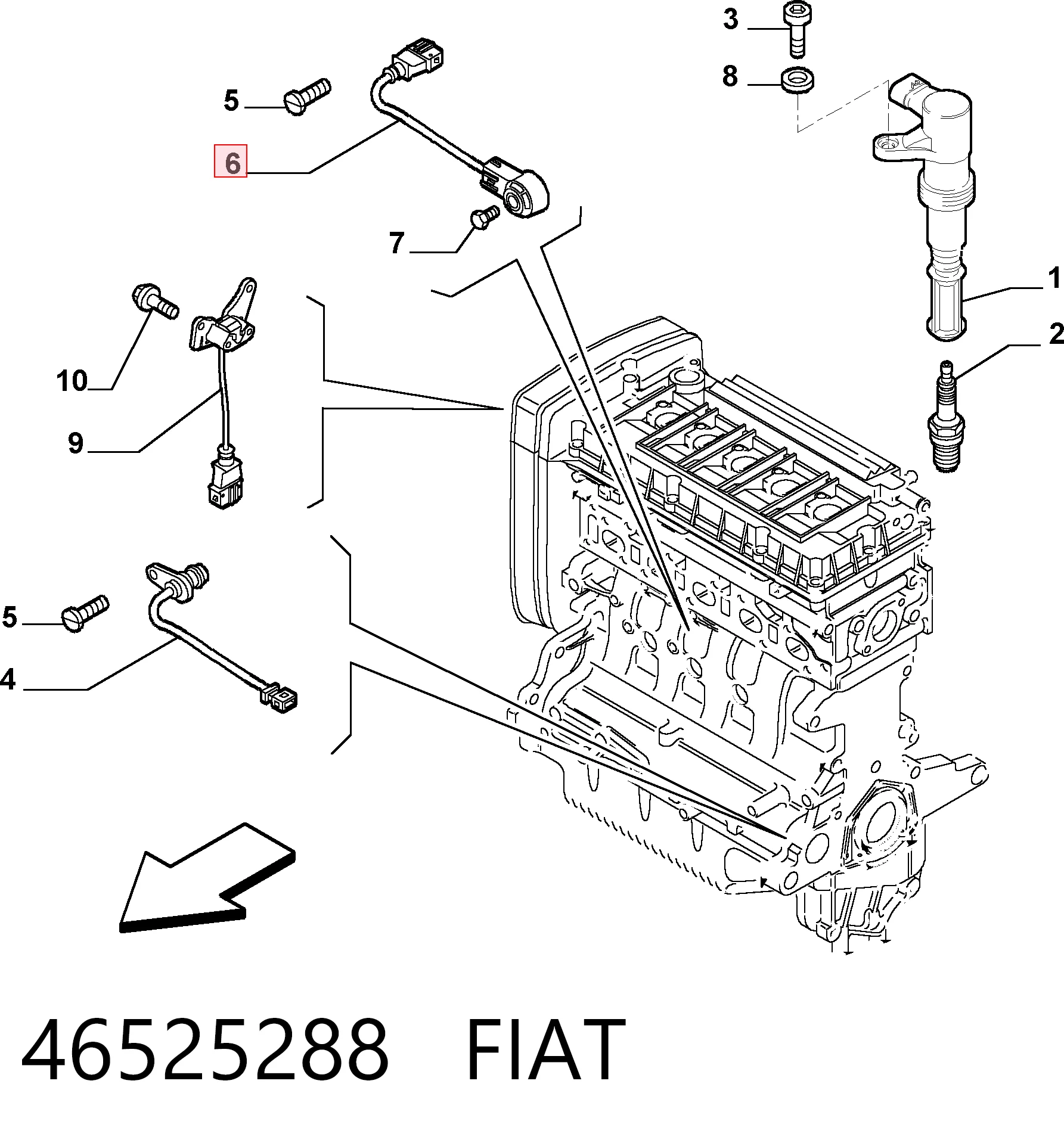46525288 Fiat/Alfa/Lancia