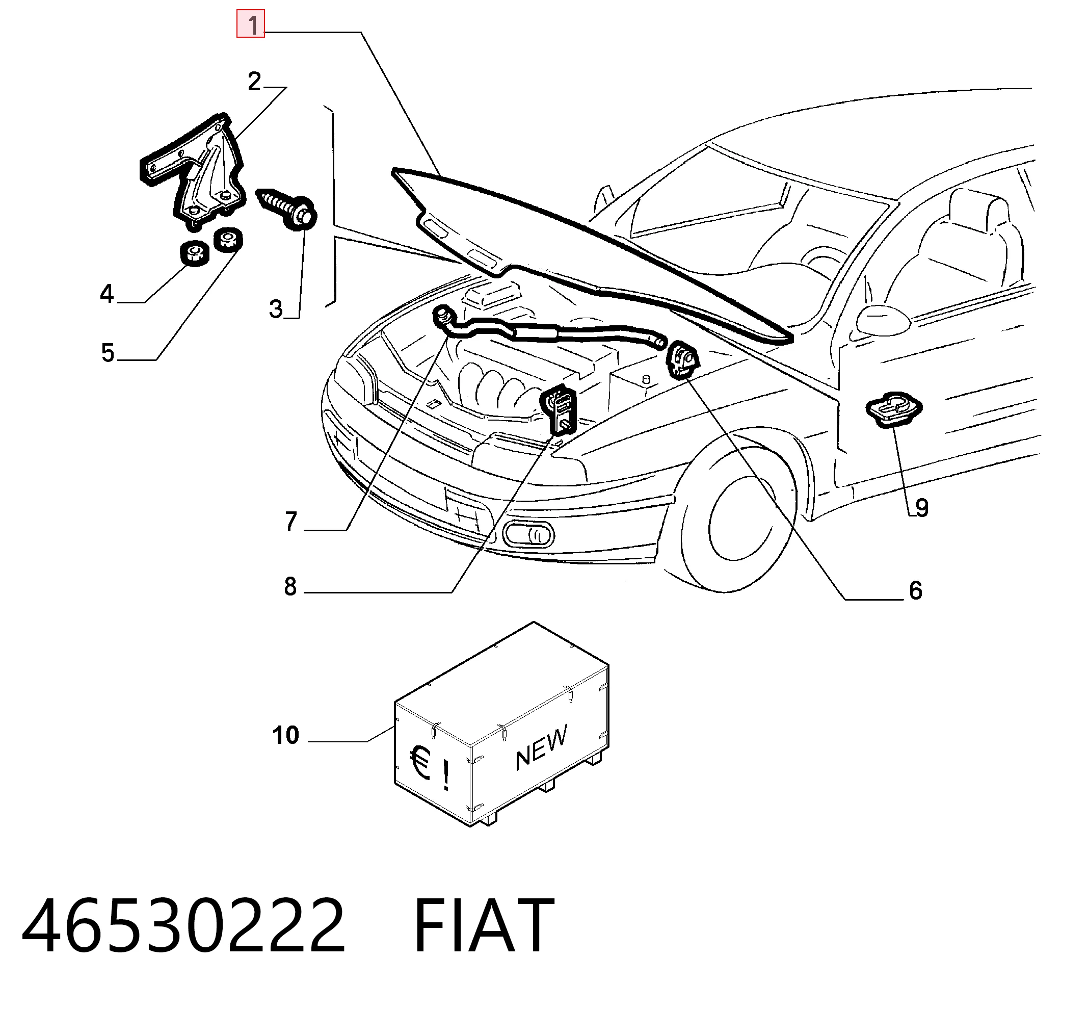 Capota Fiat Bravo I 182