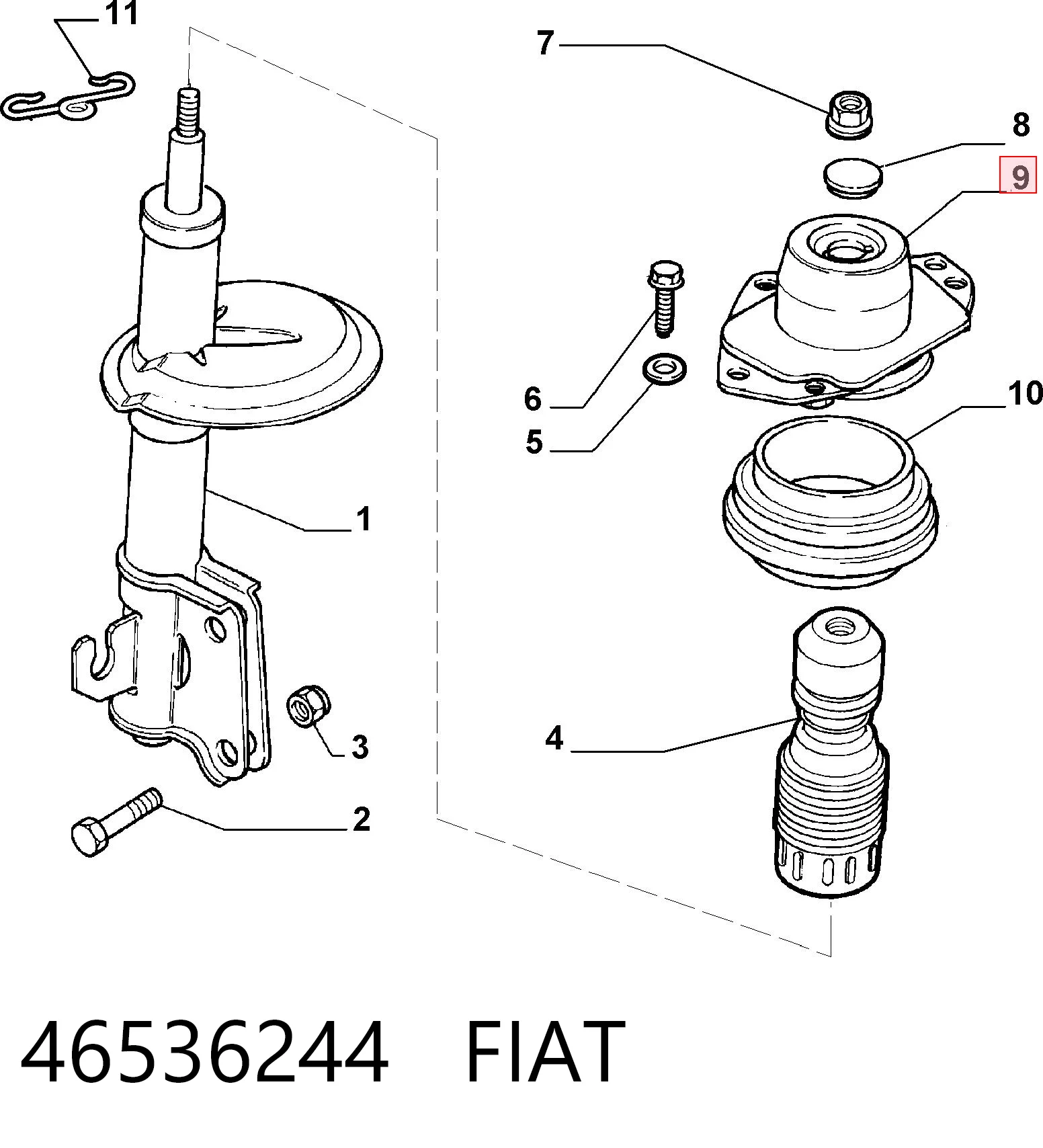 46536244 Fiat/Alfa/Lancia